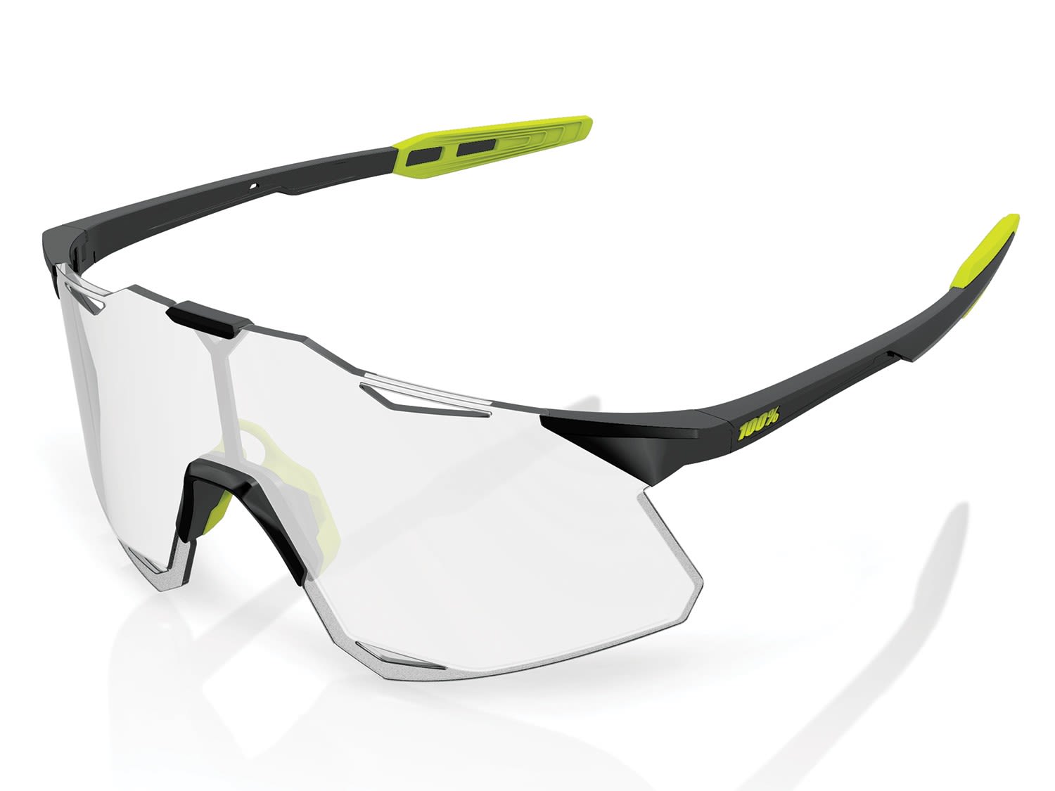 100- Hypercraft Photochromic Lens Schwarz- Fahrradbrillen- Grsse One Size - Farbe Gloss Black