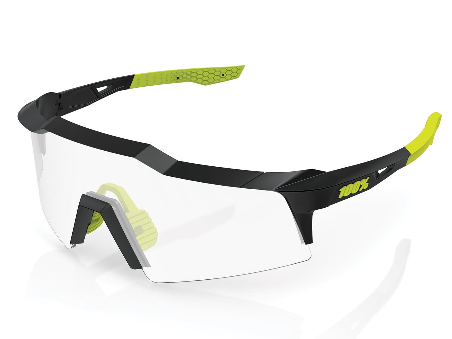 100- Speedcraft SL Photochromic Lens Schwarz- Fahrradbrillen- Grsse One Size - Farbe Gloss Black