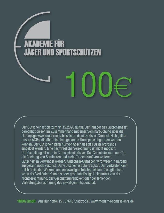 100EUR Seminargutschein