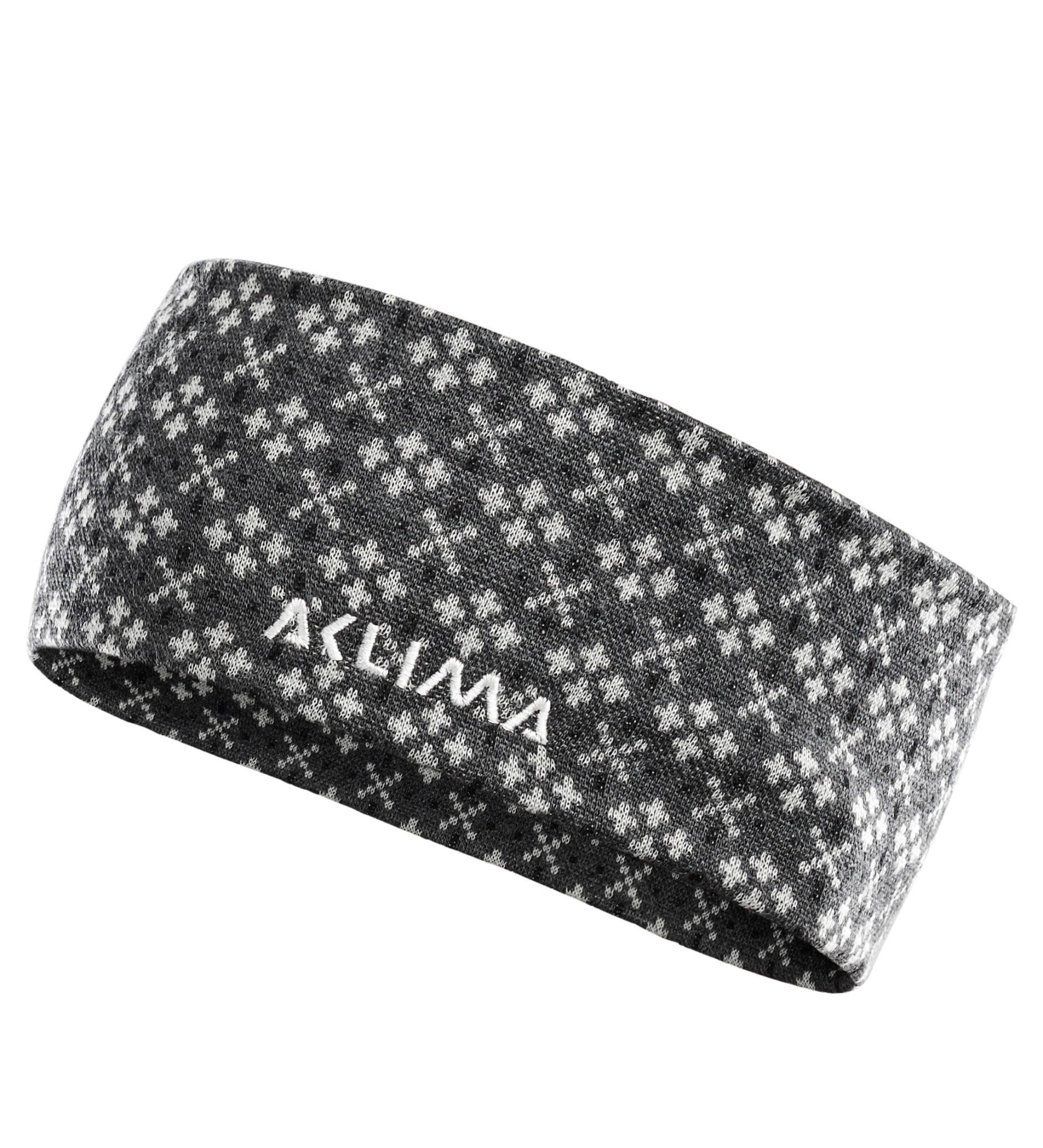 Aclima Designwool Glitre Headband Schwarz- Merino Mtzen und Stirnbnder- Grsse One Size - Farbe Alm
