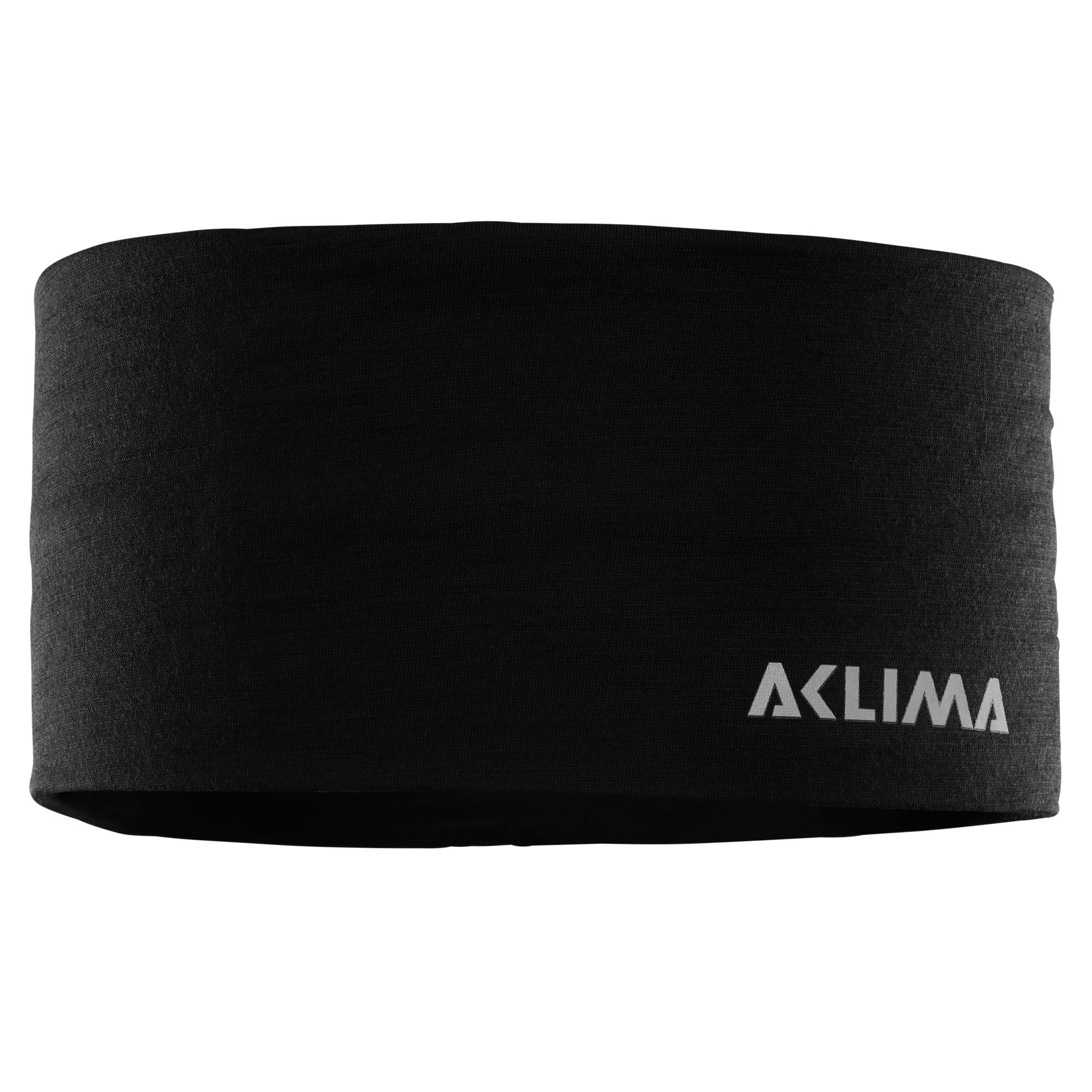 Aclima Lightwool Headband Schwarz- Merino Mtzen und Stirnbnder- Grsse M - Farbe Jet Black