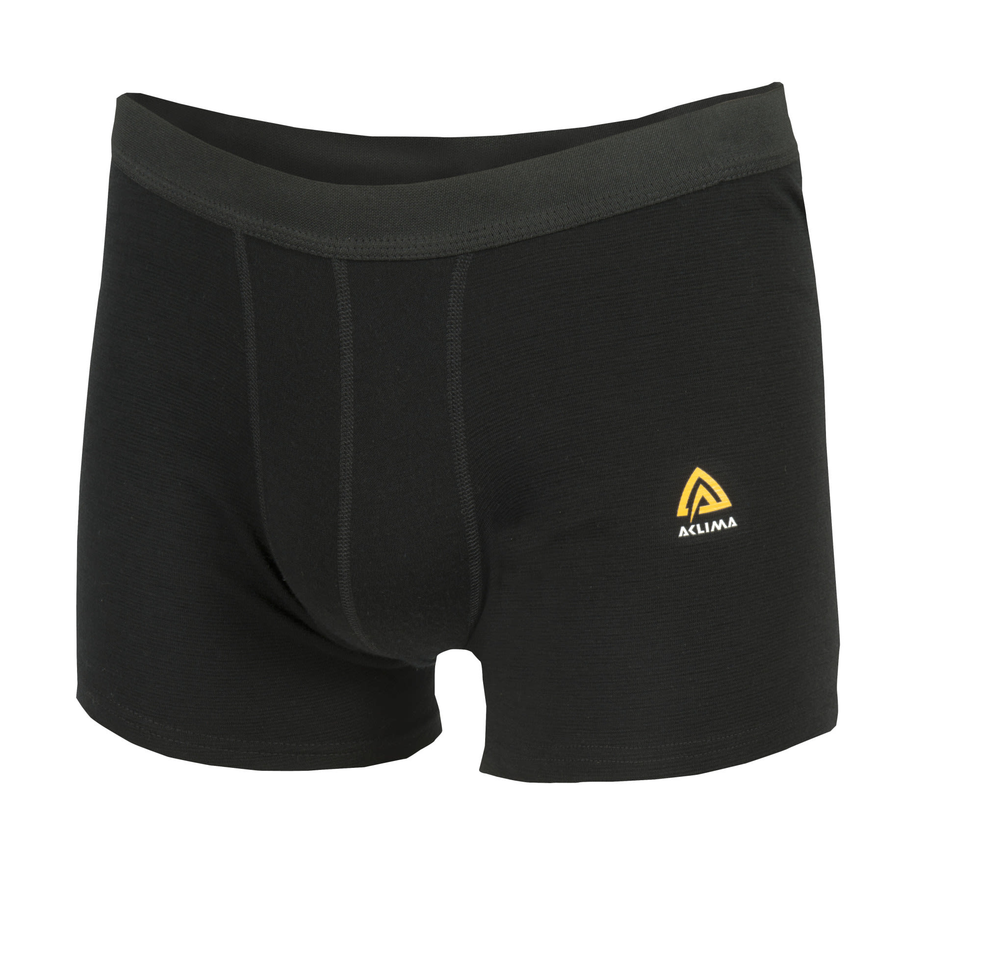 Aclima Warmwool Shorts Schwarz- Male Merino Lange Unterhosen- Grsse XS - Farbe Jet Black