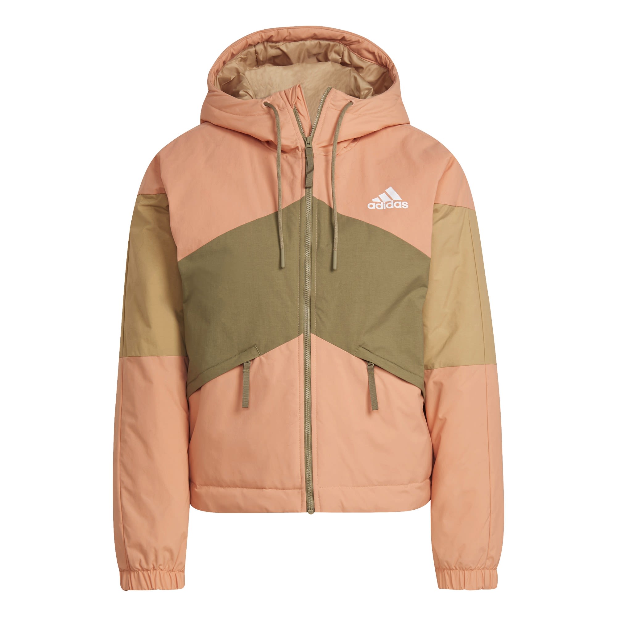 adidas BTS Hooded Jacket Pink- Female Isolationsjacken- Grsse XS - Farbe Ambient Blush