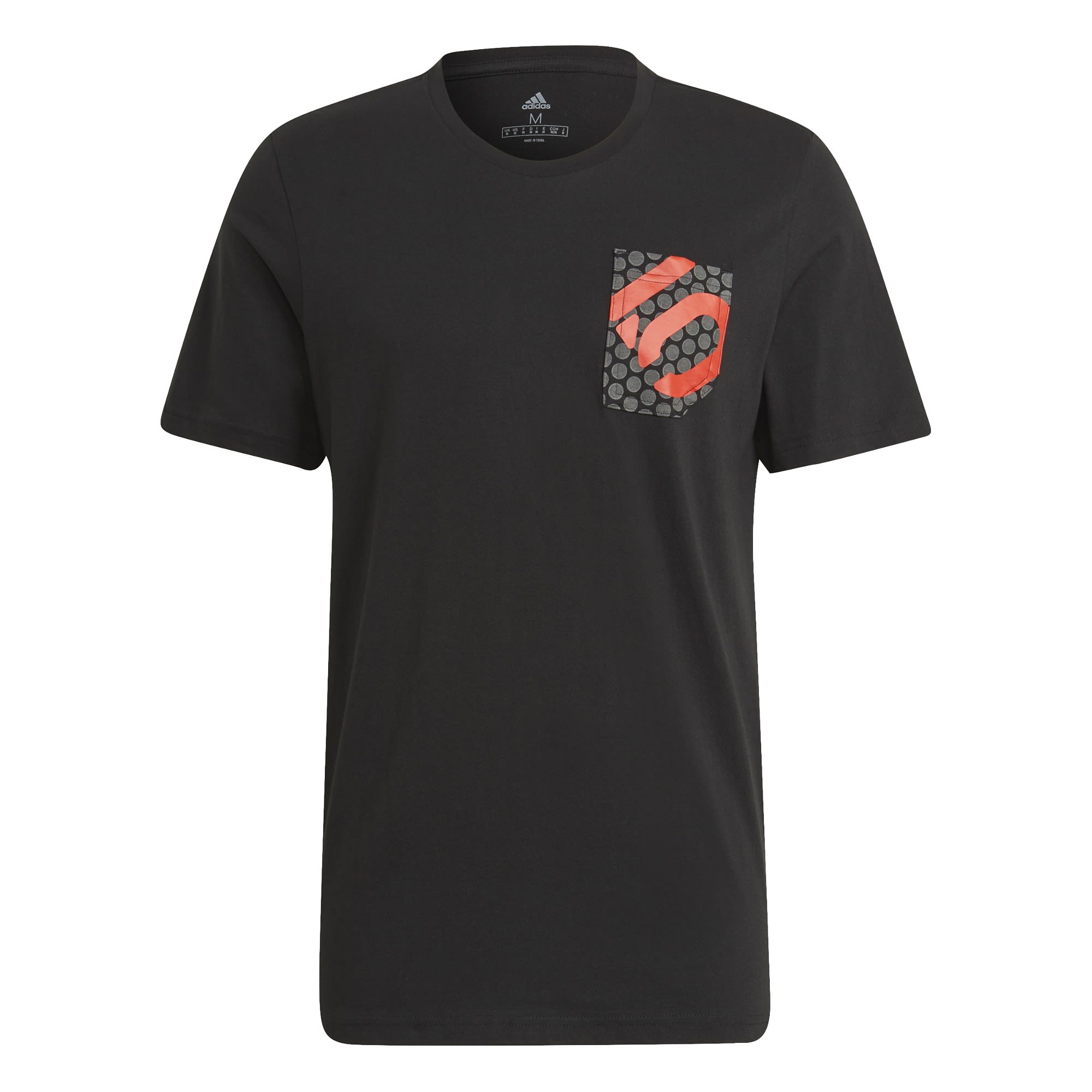 adidas Five Ten Brand Of THE Brave Tee Schwarz- Male T-Shirts- Grsse XS - Farbe Black