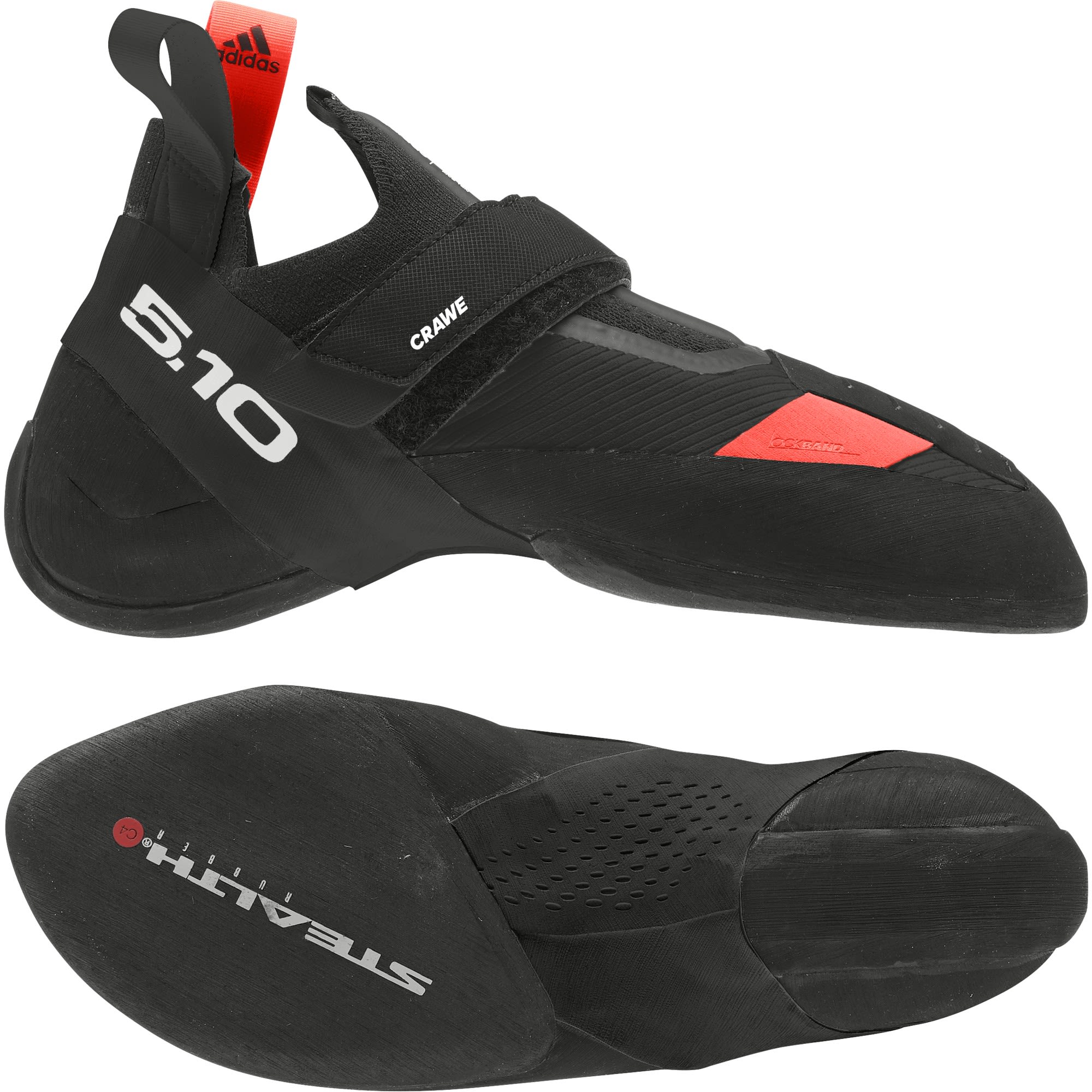 adidas Five Ten Crawe Schwarz- Male Kletterschuhe- Grsse EU 37 1-3 - Farbe Core Black - Ftwr White - Solar Red