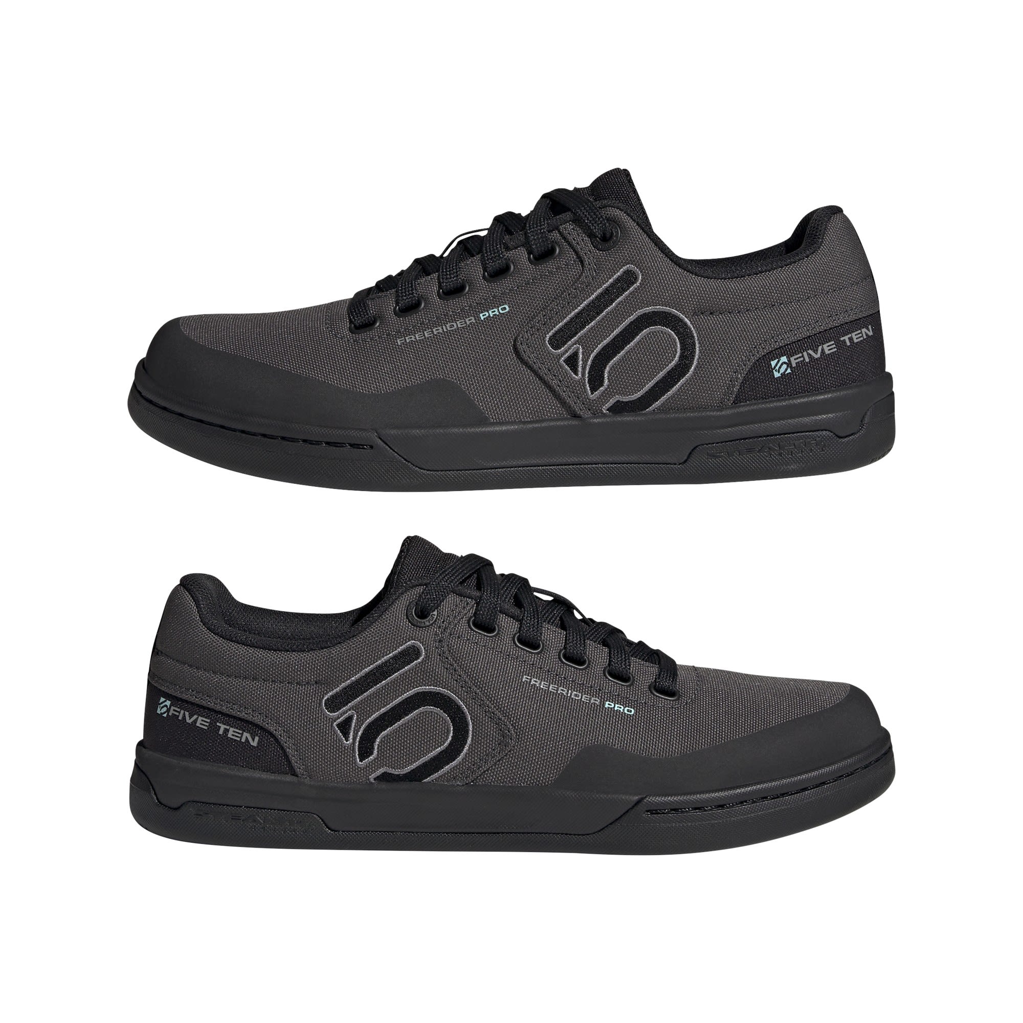 adidas Five Ten Freerider Pro Canvas Schwarz- Male Freeride- Grsse EU 39 - Farbe DGH Solid Grey - Grey Three - Acid Mint