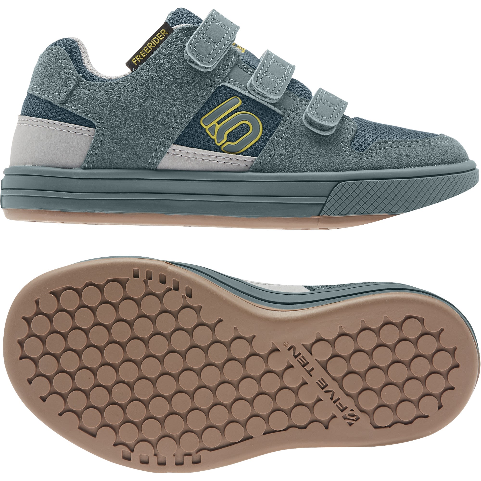 adidas Five Ten Freerider VCS Kids Blau- Freeride- Grsse EU 33-5 - Farbe Wild Teal - Sand - Hazy Emerald