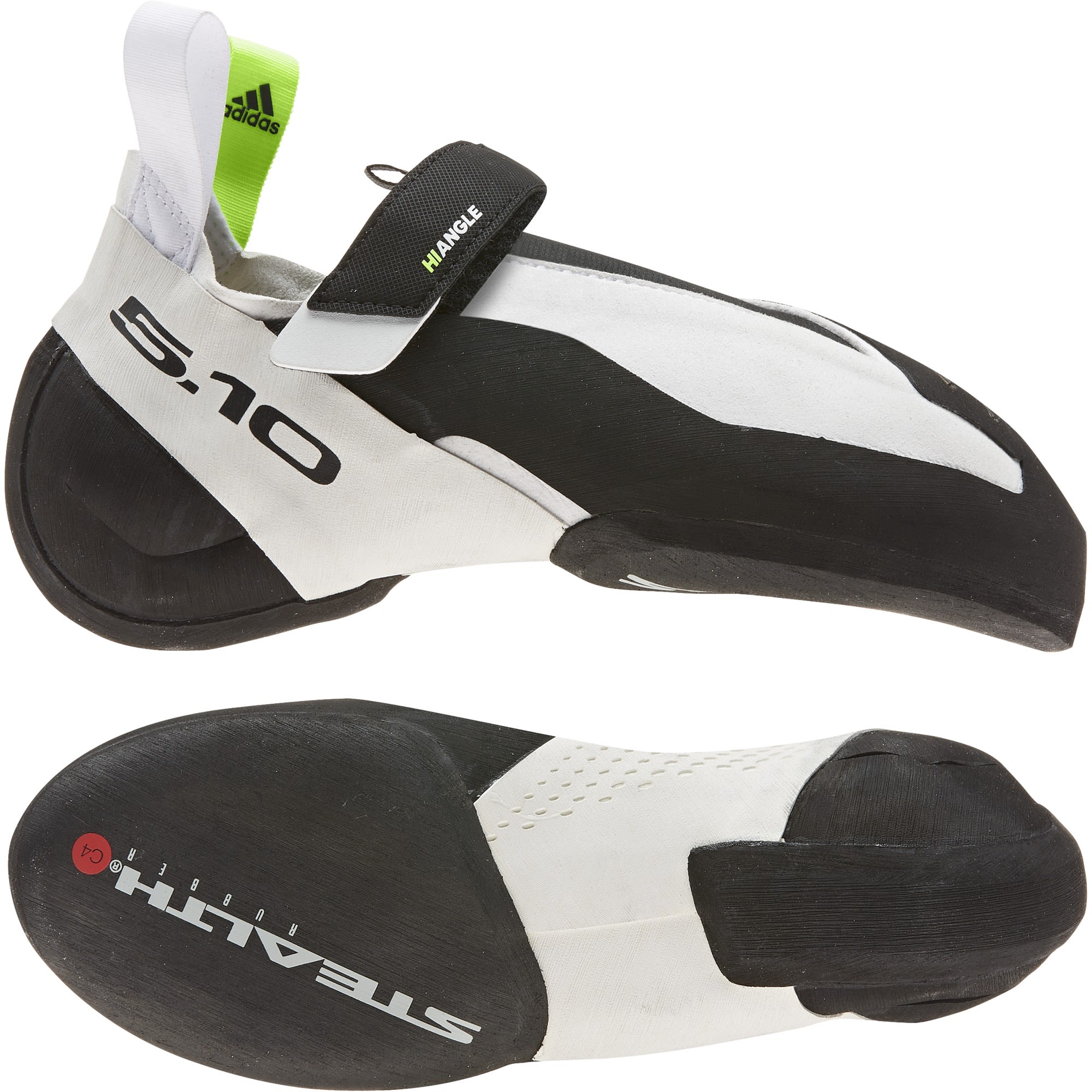 adidas Five Ten Hiangle Schwarz - Weiss- Male Kletterschuhe- Grsse EU 39 1-3 - Farbe Ftwr White - Core Black - Signal Green