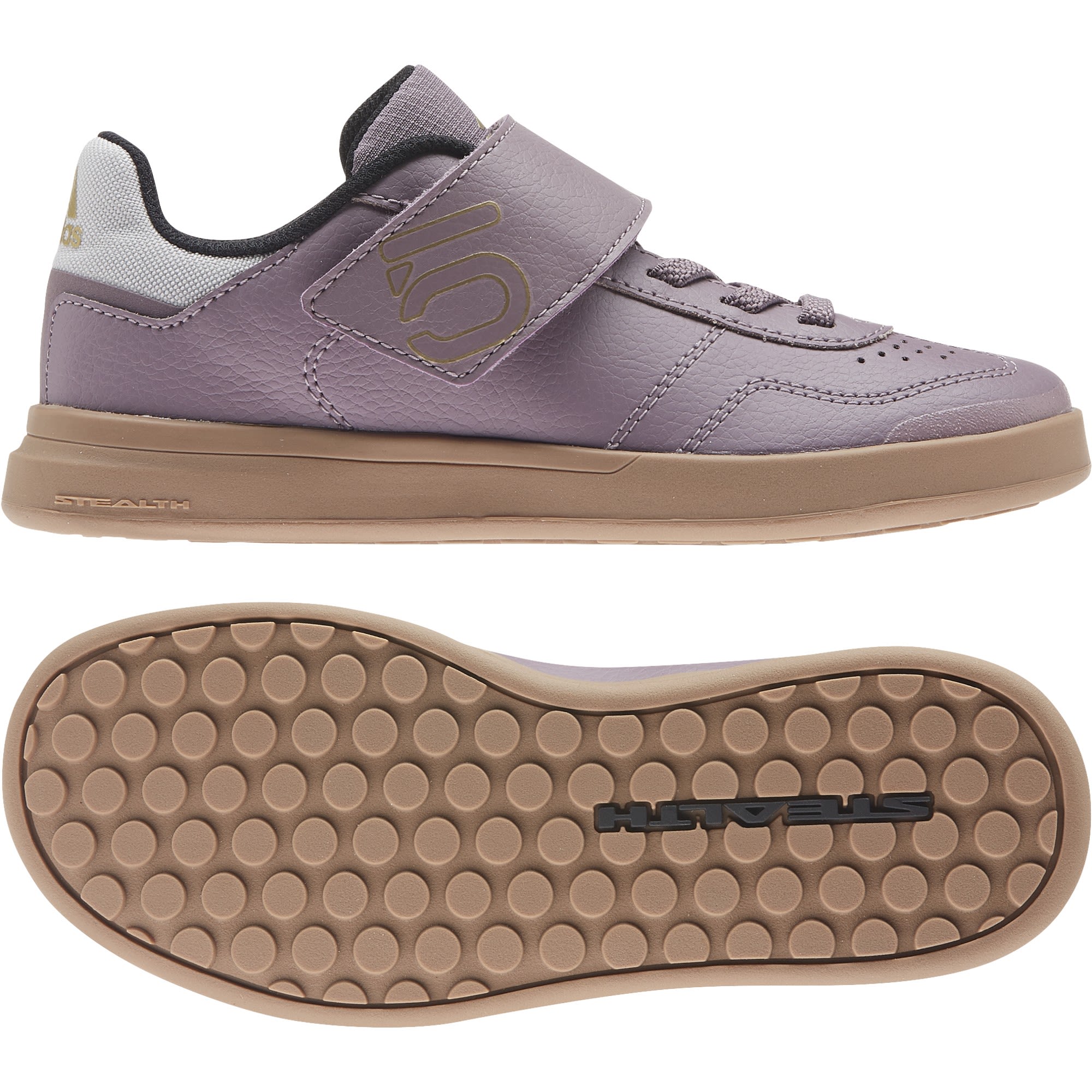 adidas Five Ten Sleuth DLX Kids Lila- Freeride- Grsse EU 28 - Farbe Core Black - Matte Gold - Grey Two