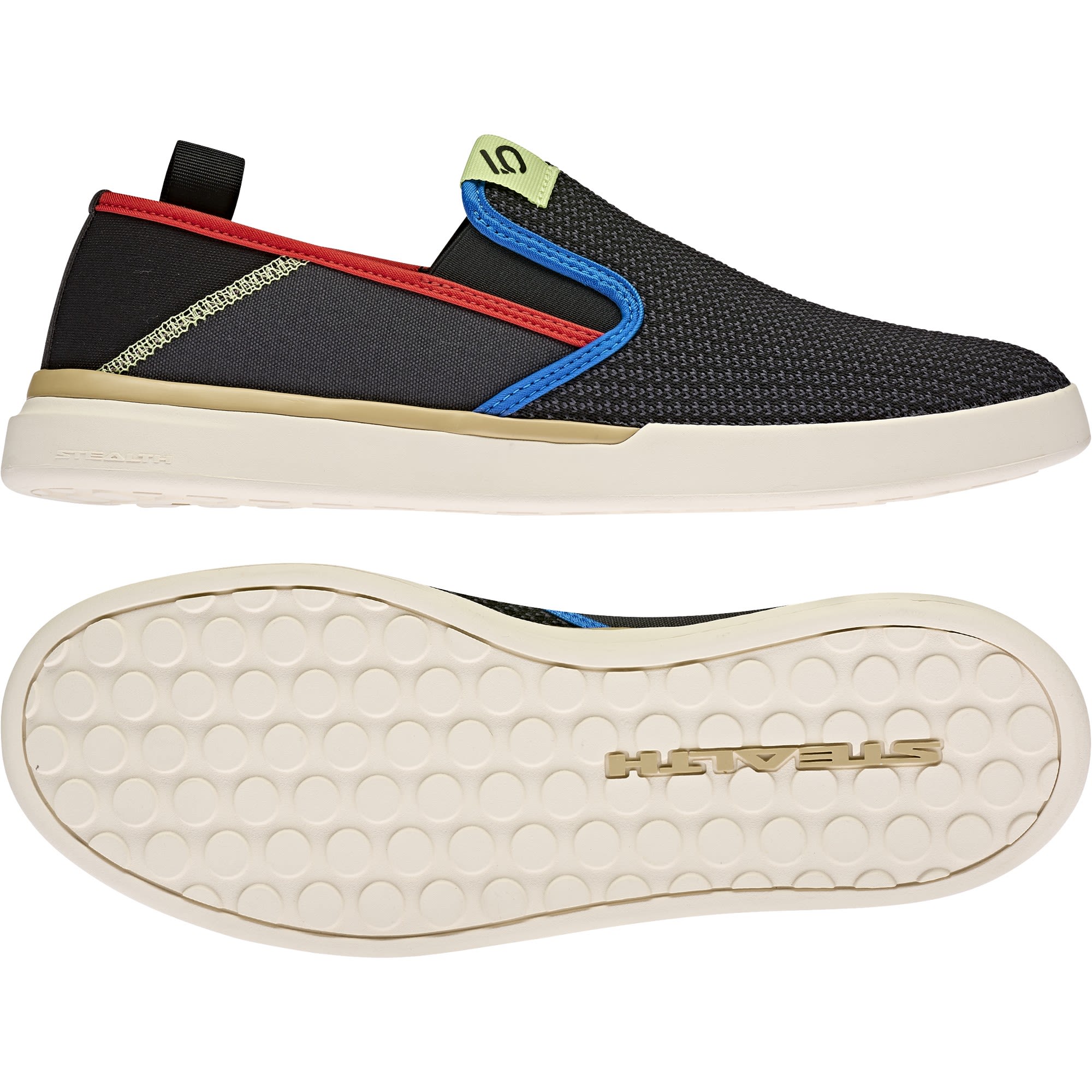 adidas Five Ten Sleuth Slip-ON Schwarz- Male All-Mountain-Trekking- Grsse EU 40 2-3 - Farbe Core Black - Carbon - Red