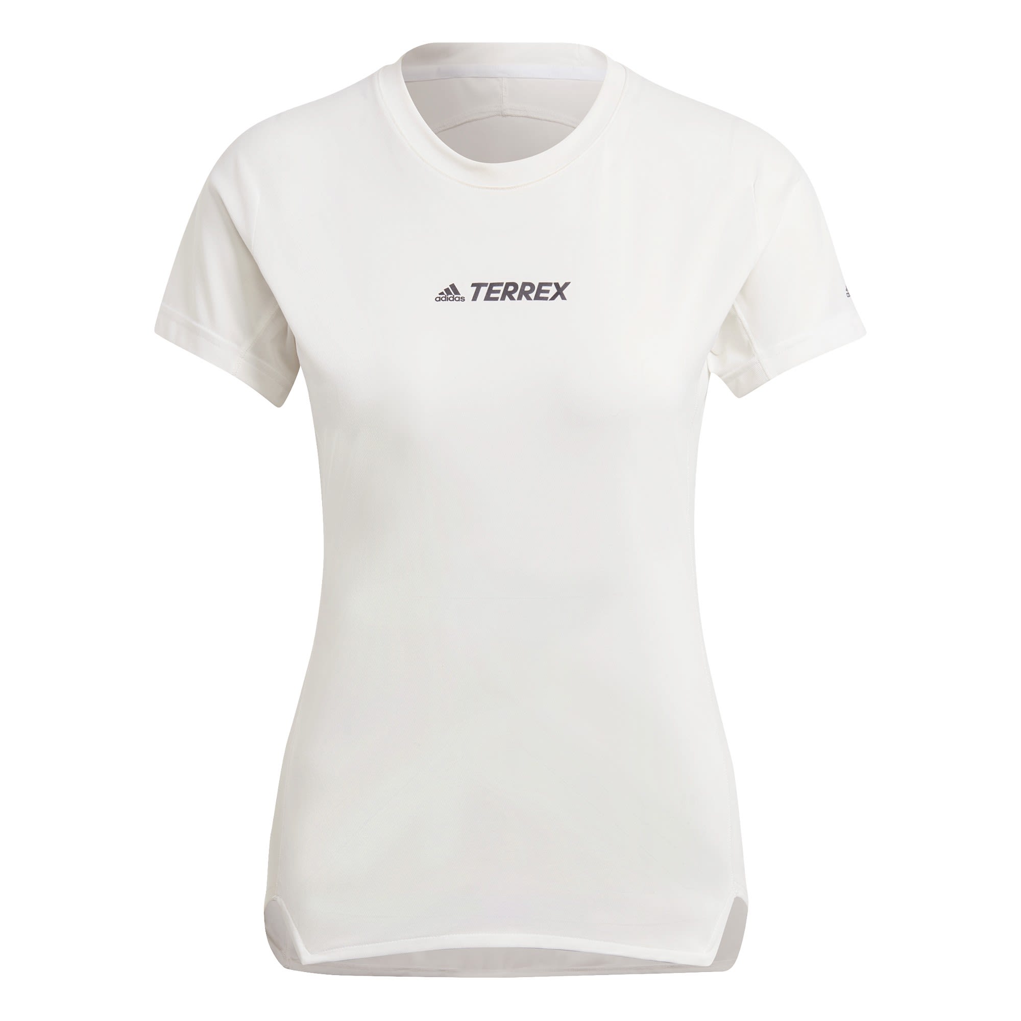 adidas Terrex Agravic All-Around Tee Weiss- Female Kurzarm-Shirts- Grsse L - Farbe Non Dyed