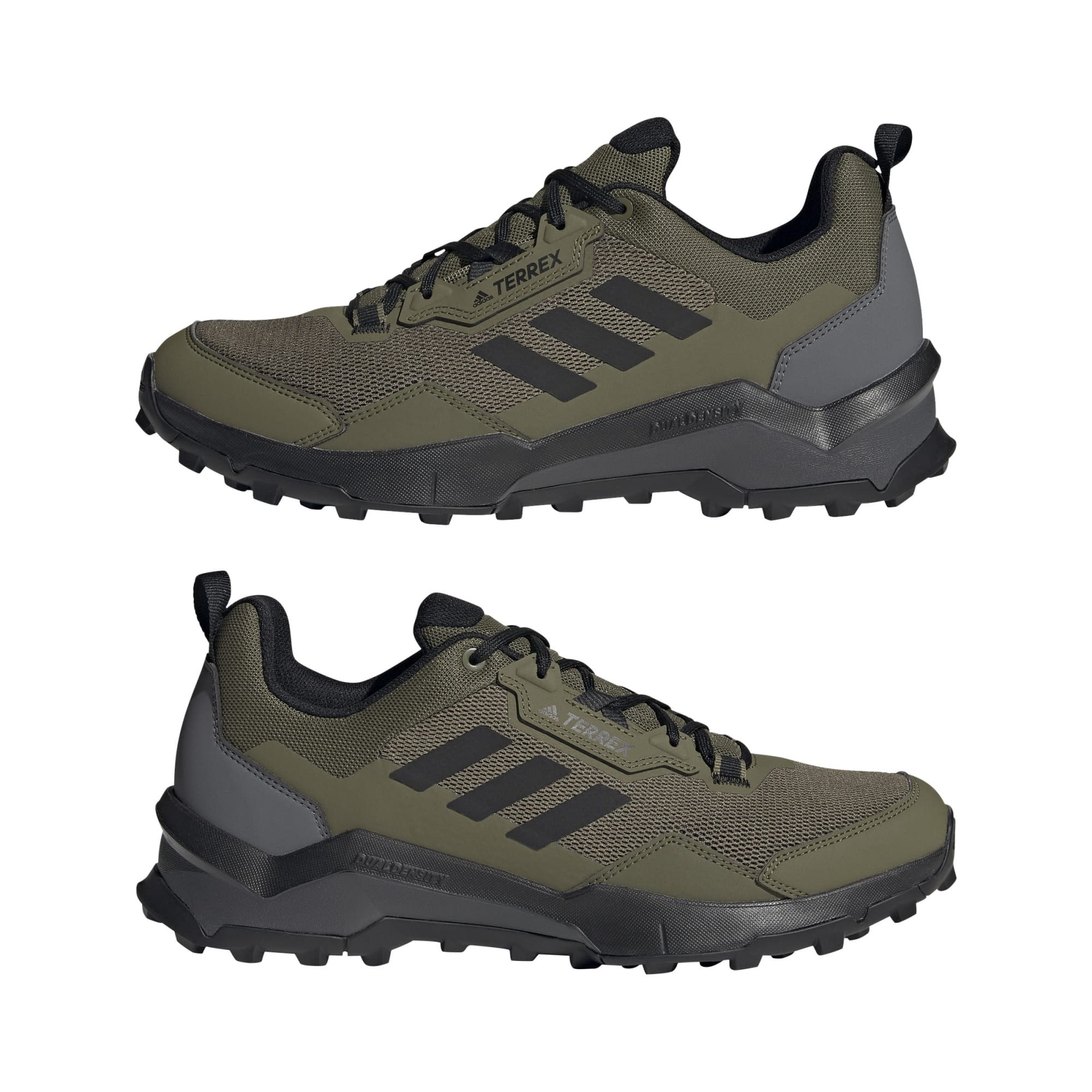 adidas Terrex AX4 Oliv- Male Hiking- und Approachschuhe- Grsse EU 43 1-3 - Farbe Focus Olive - Core Black - Grey Six