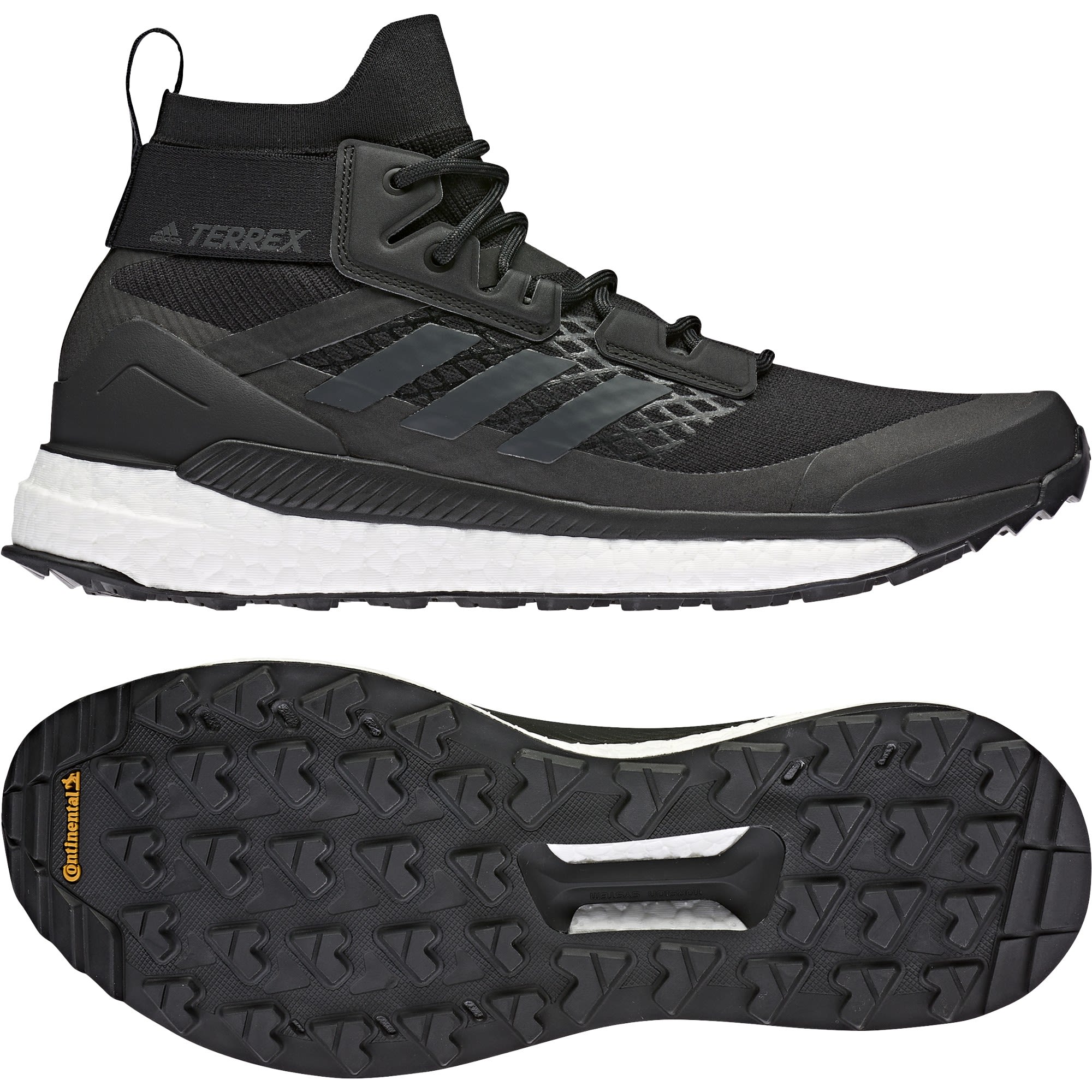 adidas Terrex Free Hiker Primeblue Schwarz- Male Hiking- und Approachschuhe- Grsse EU 42 2-3 - Farbe Core Black - Carbon - Core Black
