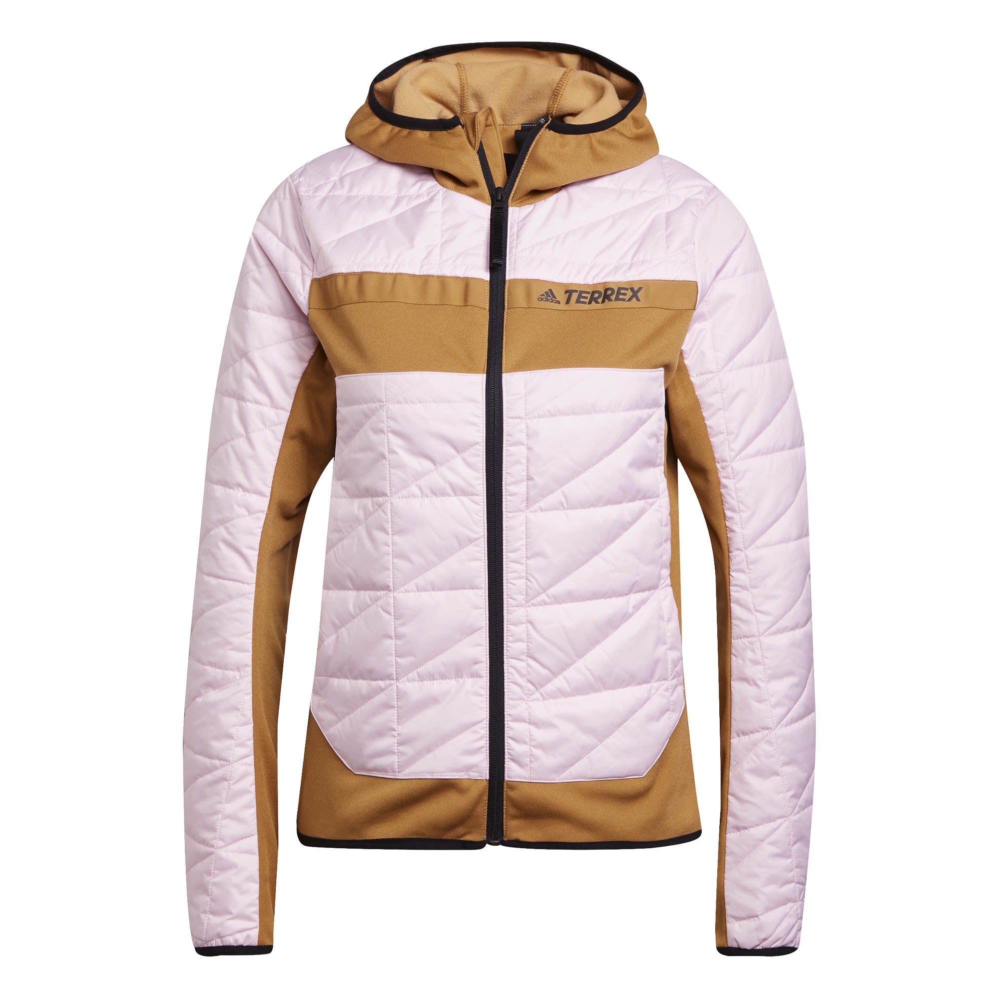 adidas Terrex Multi Hybrid Insulated Jacket Colorblock - Pink- Female Anoraks- Grsse XL - Farbe Mesa - Clear Pink