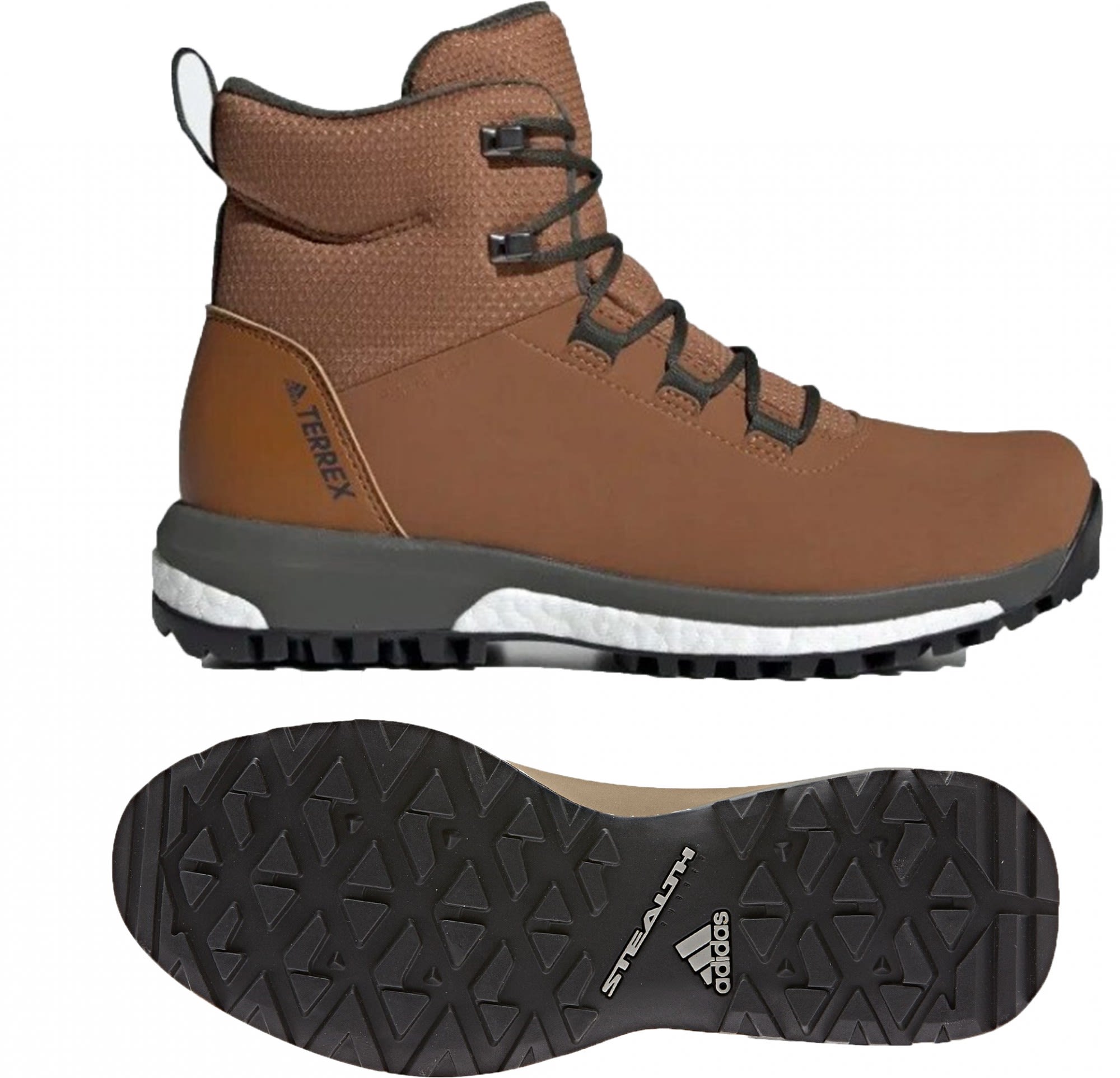 adidas Terrex Pathmaker Climaproof Climawarm Braun- Female PrimaLoft(R) Winterstiefel und -schuhe- Grsse EU 37 1-3 - Farbe Core Black - Legend Earth 
