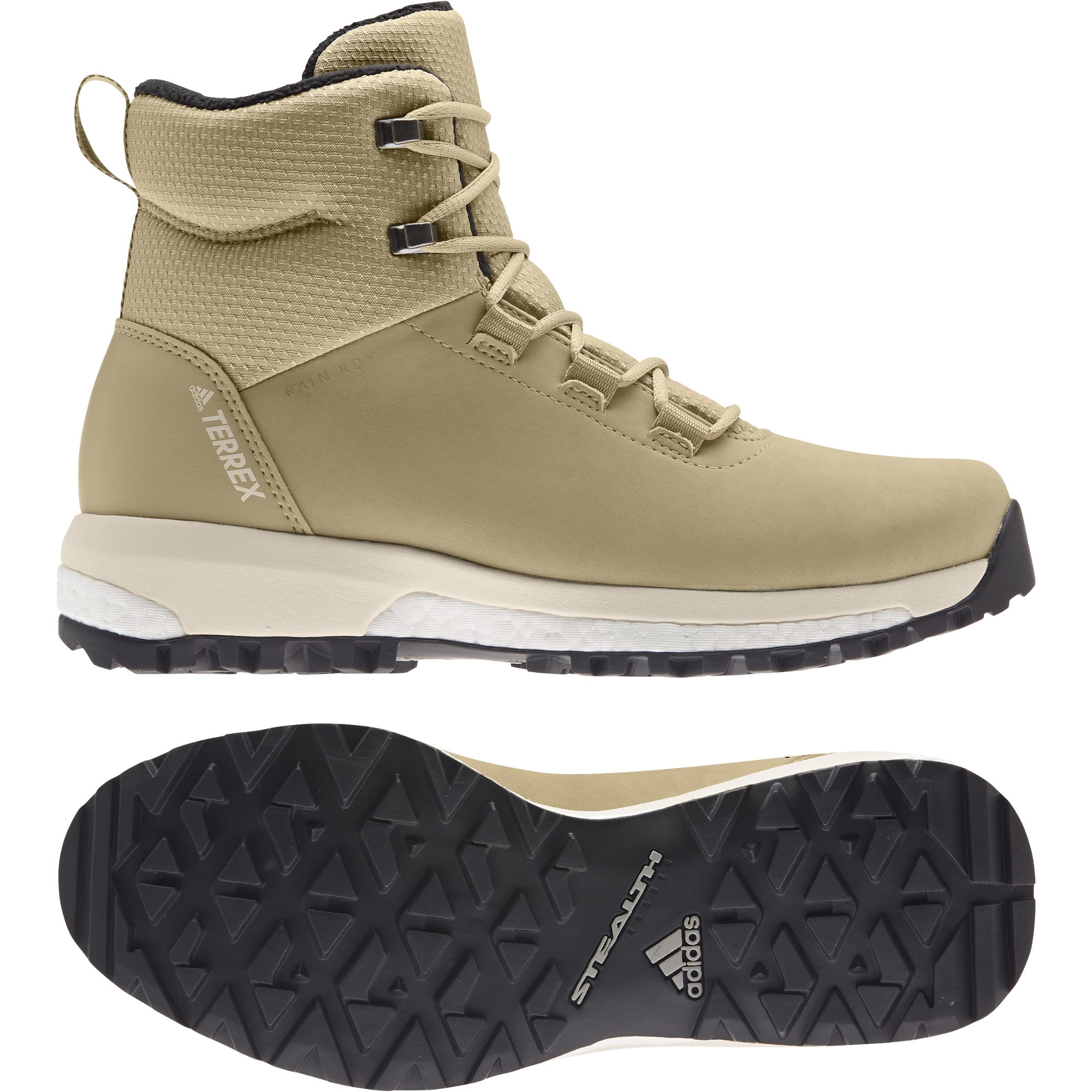 adidas Terrex Pathmaker Rain-RDY Beige- Female PrimaLoft(R) Wasserdichte Winterstiefel- Grsse EU 37 1-3 - Farbe Beige Tone - Core Black - Wonder White