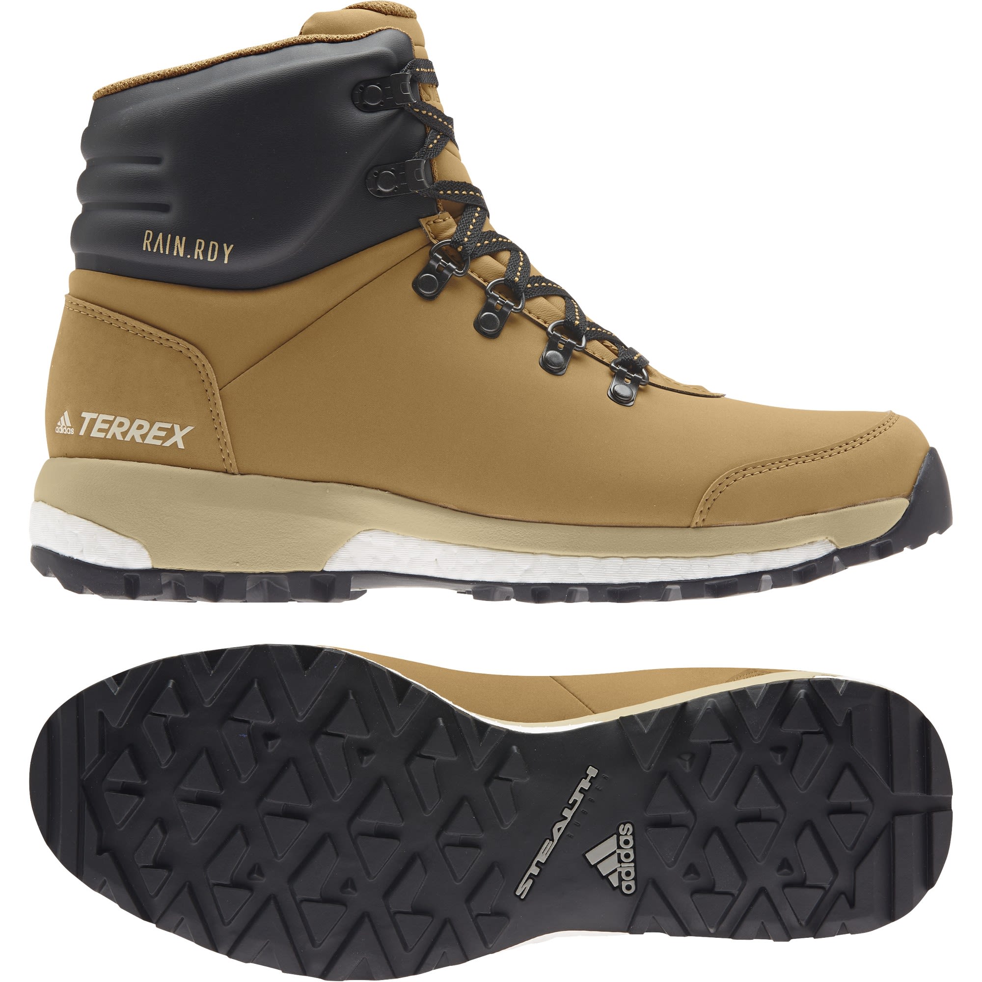 adidas Terrex Pathmaker Rain-RDY Braun- Male Winterstiefel und -schuhe- Grsse EU 42 - Farbe Mesa - Core Black - Beige Tone