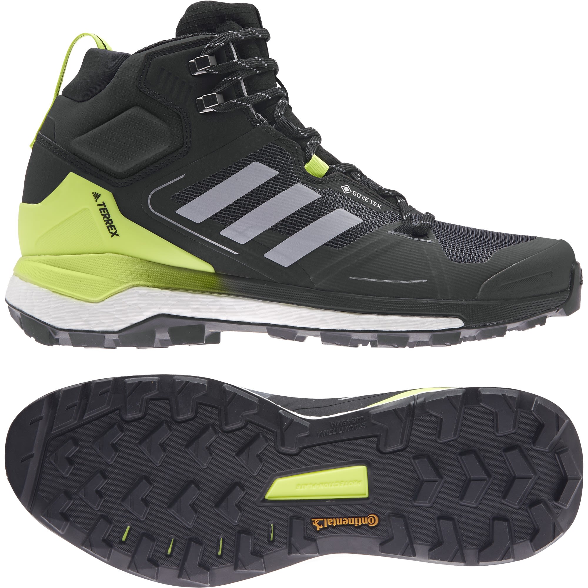 adidas Terrex Skychaser 2 Mid Gtx(R)(R) Schwarz- Male Gore-Tex(R) Hiking- und Approach-Schuhe- Grsse EU 41 1-3 - Farbe DGH Solid Grey - Halo Silver - Core