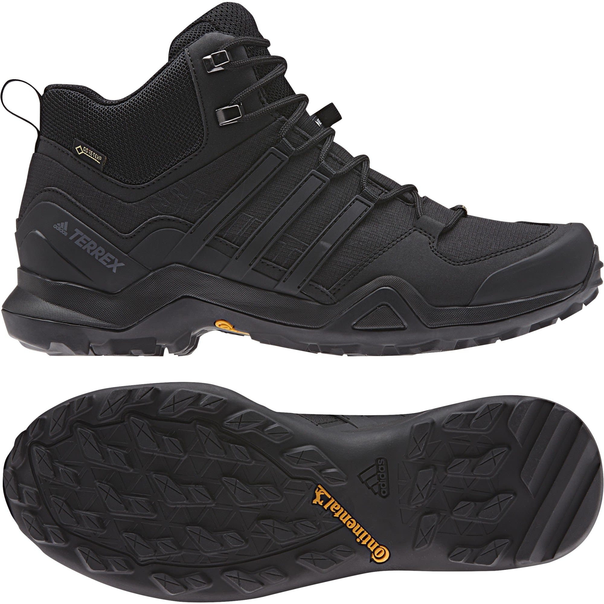 adidas Terrex Swift R2 Mid Gtx(R)(R) Schwarz- Male Gore-Tex(R) Hiking- und Approachschuhe- Grsse EU 40 - Farbe Core Black - Core Black - Core Black