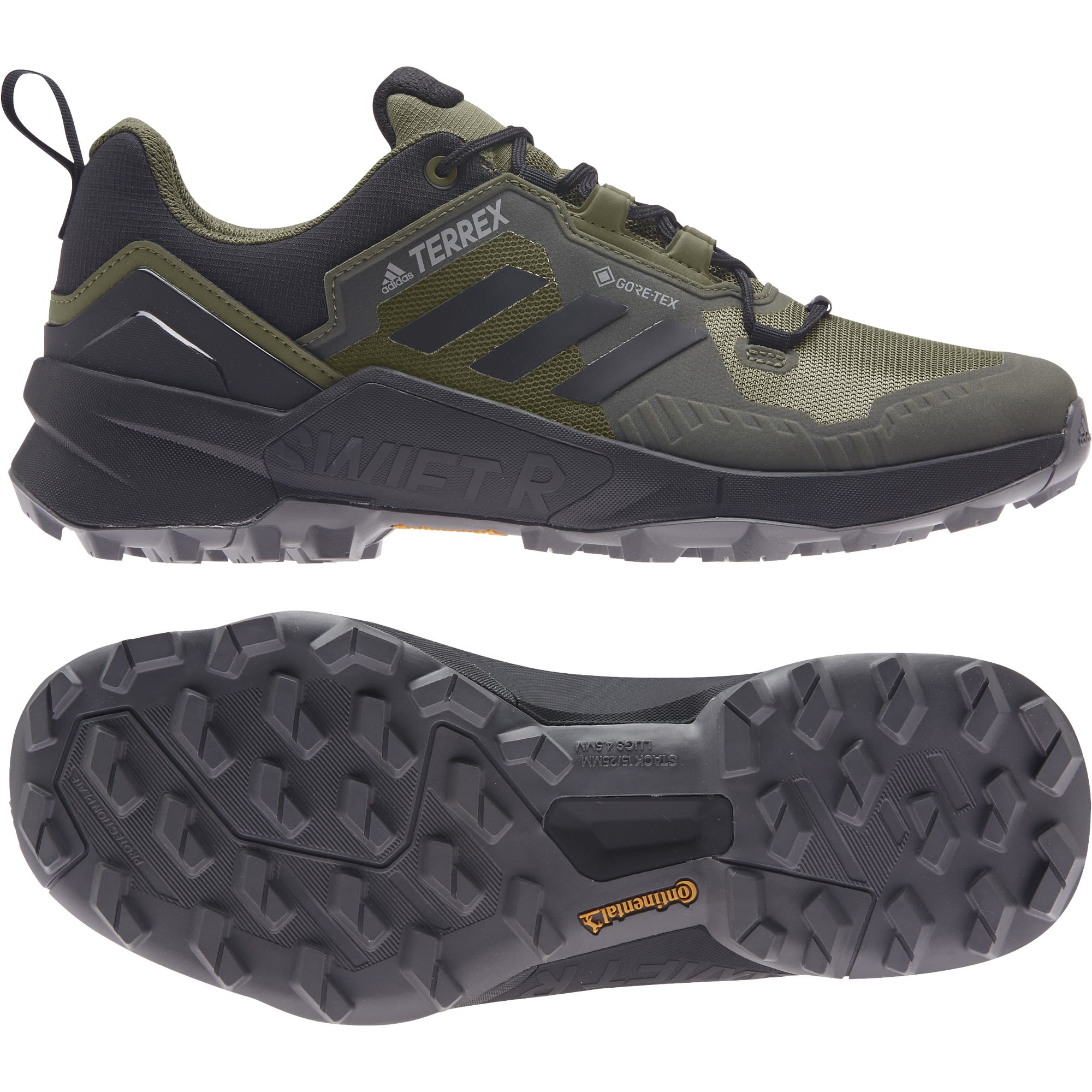 adidas Terrex Swift R3 Gtx(R)(R) Oliv- Male Gore-Tex(R) Hiking- und Approachschuhe- Grsse EU 49 1-3 - Farbe Focus Olive - Core Black - Grey Five