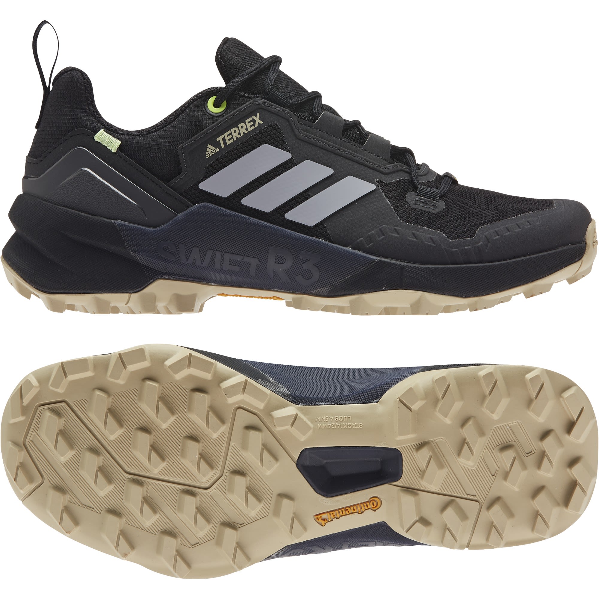 adidas Terrex Swift R3 Gtx(R)(R) Schwarz- Female Gore-Tex(R) Hiking- und Approach-Schuhe- Grsse EU 36 - Farbe Core Black - Halo Silver - Dark Solid Grey