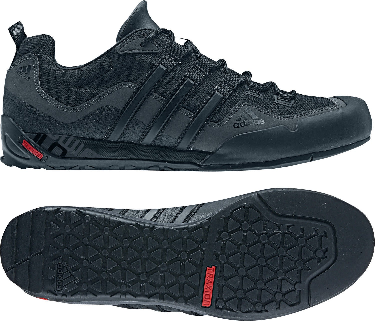 adidas Terrex Swift Solo Schwarz- Male Hiking- und Approach-Schuhe- Grsse EU 38 - Farbe Core Black - Core Black - Lead