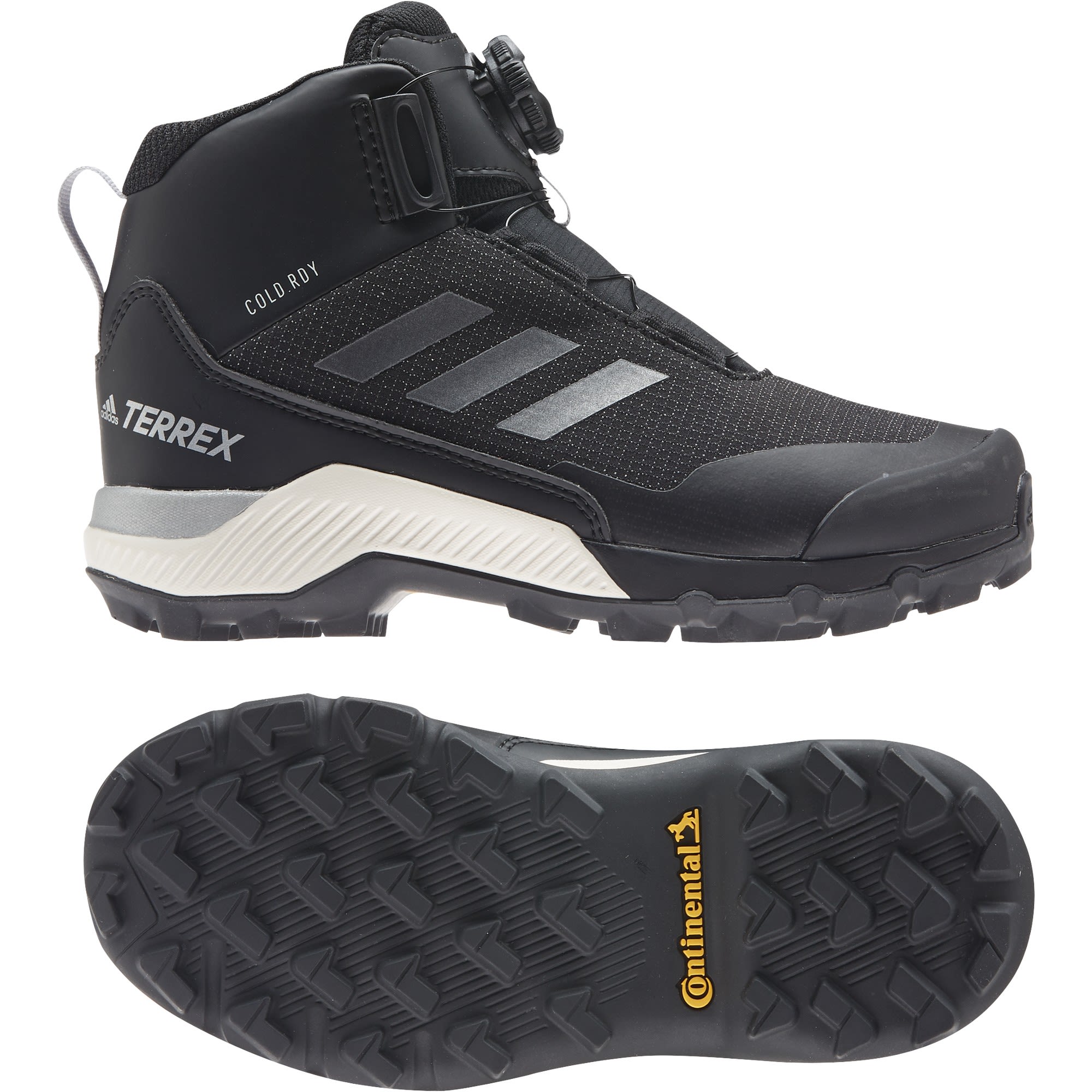 adidas Terrex Winter Mid Boa Kids Schwarz- Winterstiefel und -schuhe- Grsse EU 30 - Farbe Core Black - Silver Metallic - Core Black