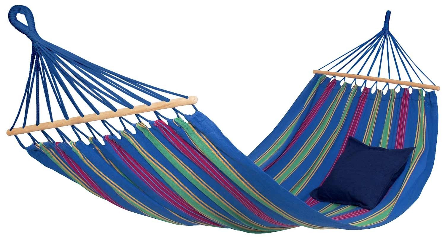 Amazonas Hngematte Aruba Elltex Gestreift - Blau- Hngematten und -sthle- Grsse One Size - Farbe Juniper