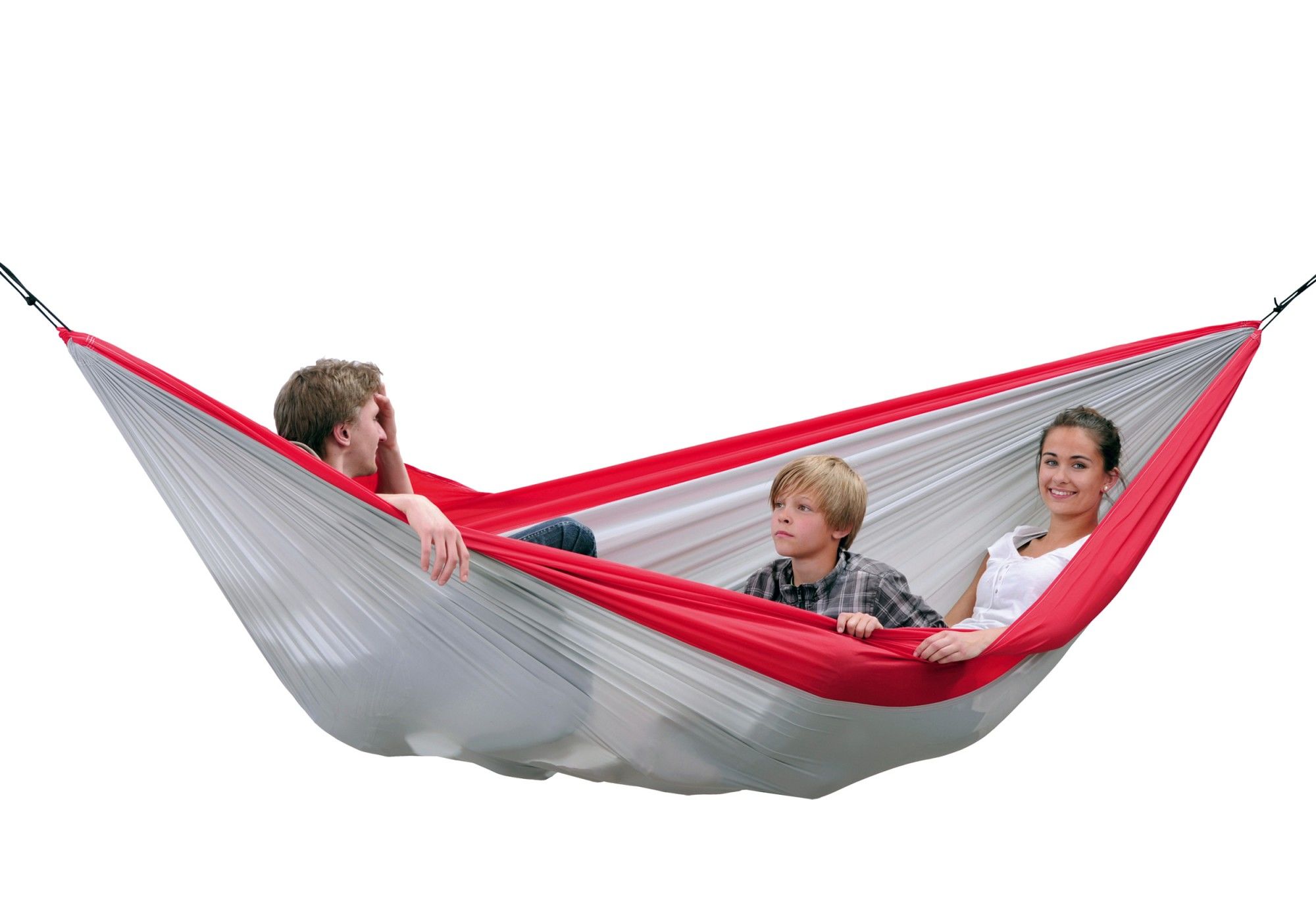 Amazonas Leichthngematte Silk Traveller XXL Grau- Hngematten und -sthle- Grsse One Size - Farbe Grey - Red