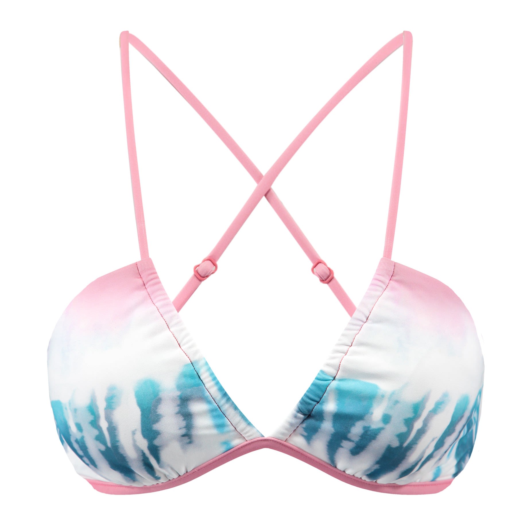 Barts ARA Plunge Cross Back Pink- Female Bade-Oberteile- Grsse 34 - Farbe Lipstick