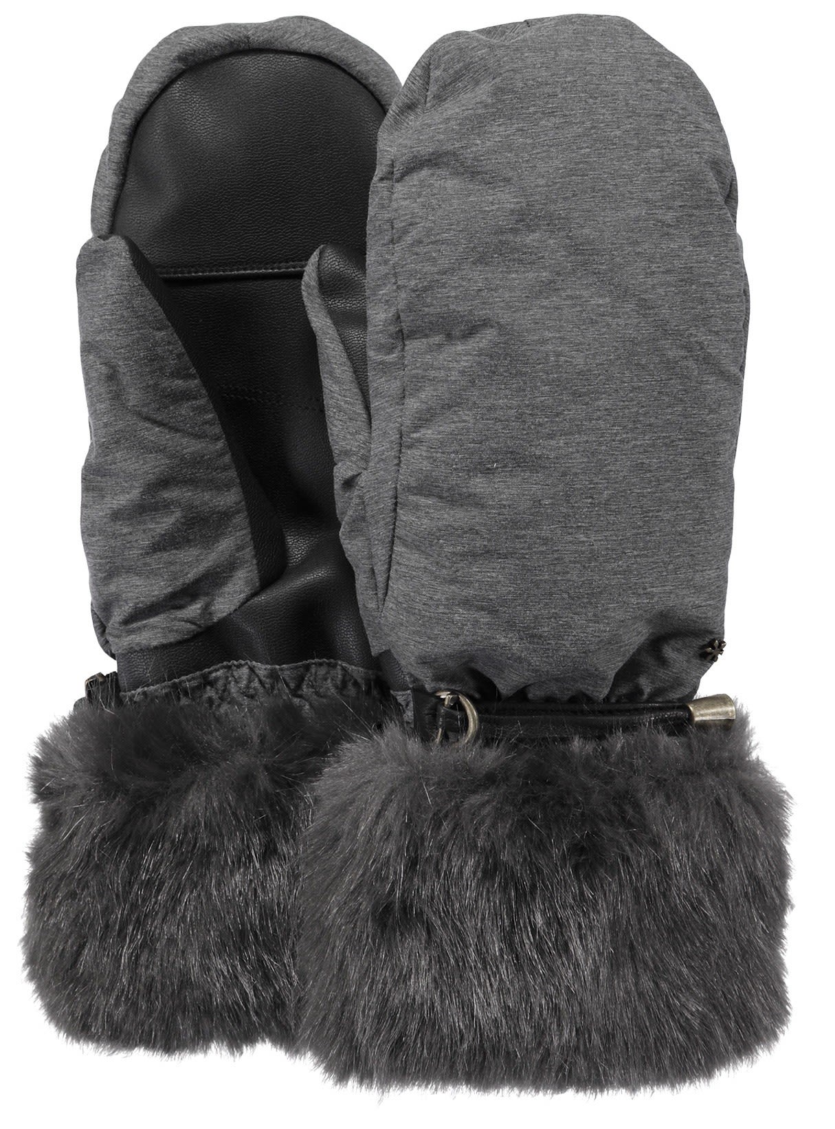 Barts Empire Skimitts Grau- Fausthandschuhe- Grsse L - 9-0 - Farbe Dark Heather