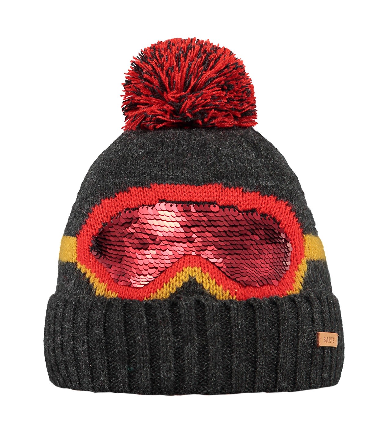 Barts Kids Frient Beanie Grau- Kopfbedeckungen- Grsse 53 - Farbe Dark Heather