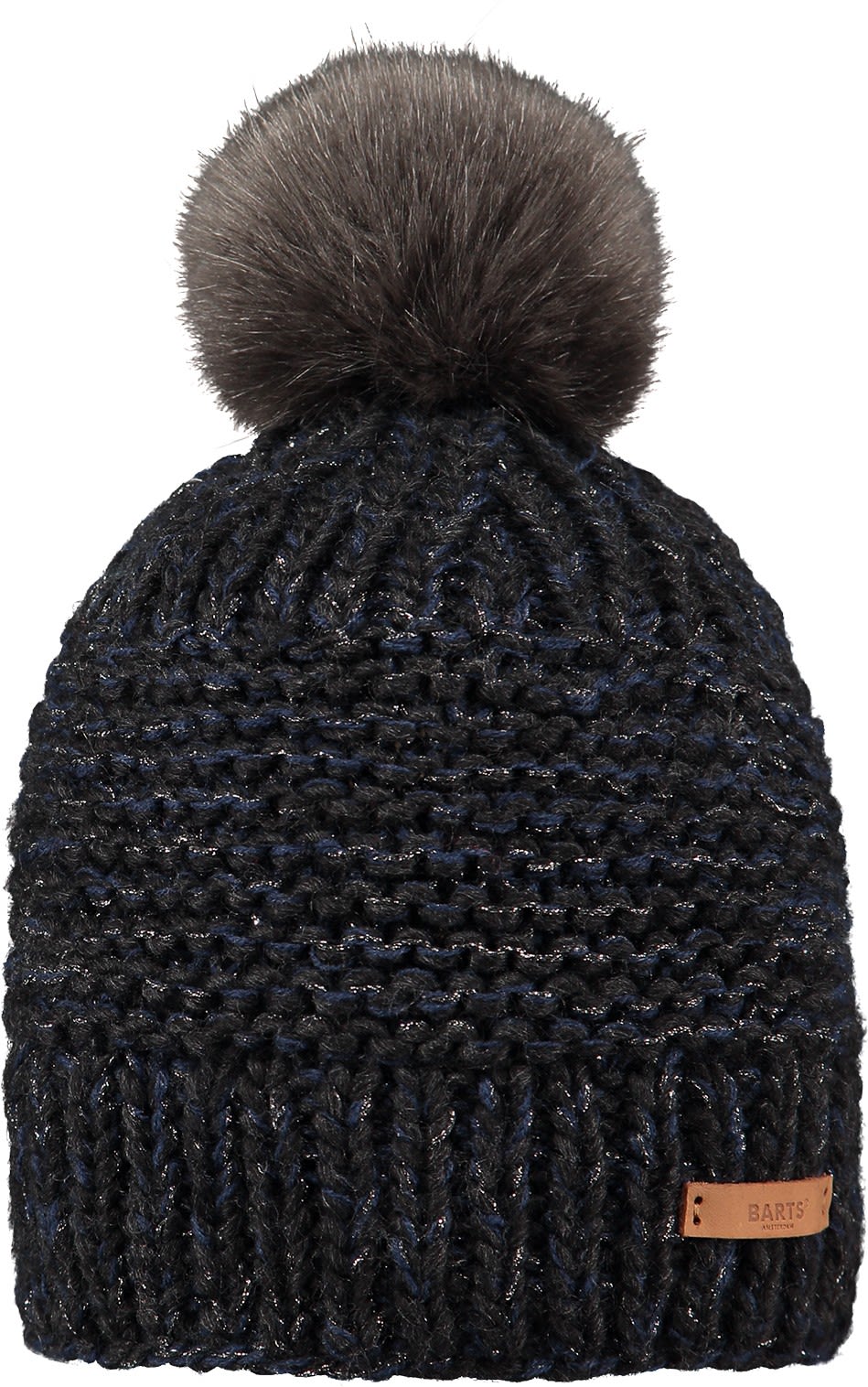 Barts Rykee Beanie Grau- Female Kopfbedeckungen- Grsse One Size - Farbe Dark Heather