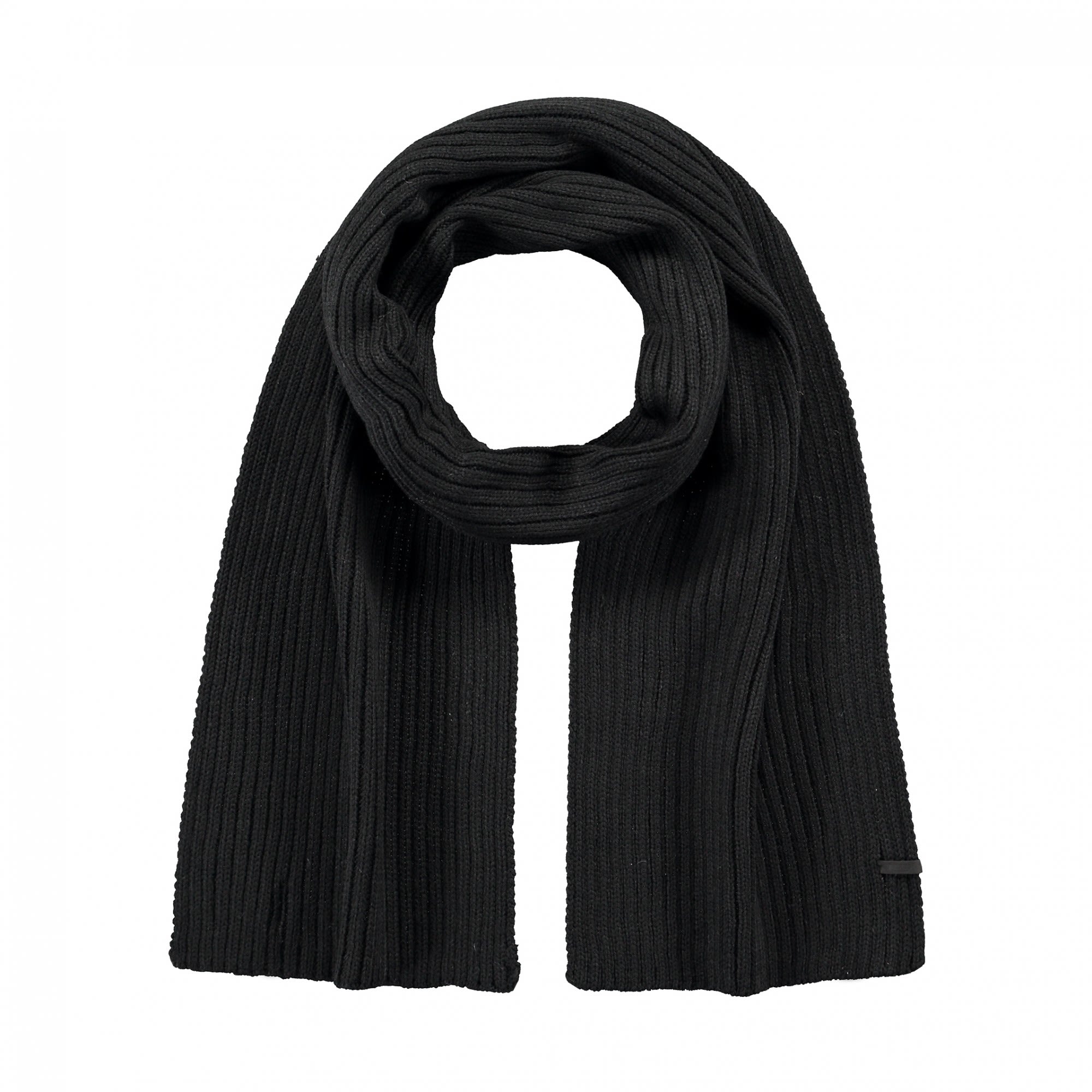 Barts Wilbert Scarf Schwarz- Male Schals und Halstcher- Grsse One Size - Farbe Black