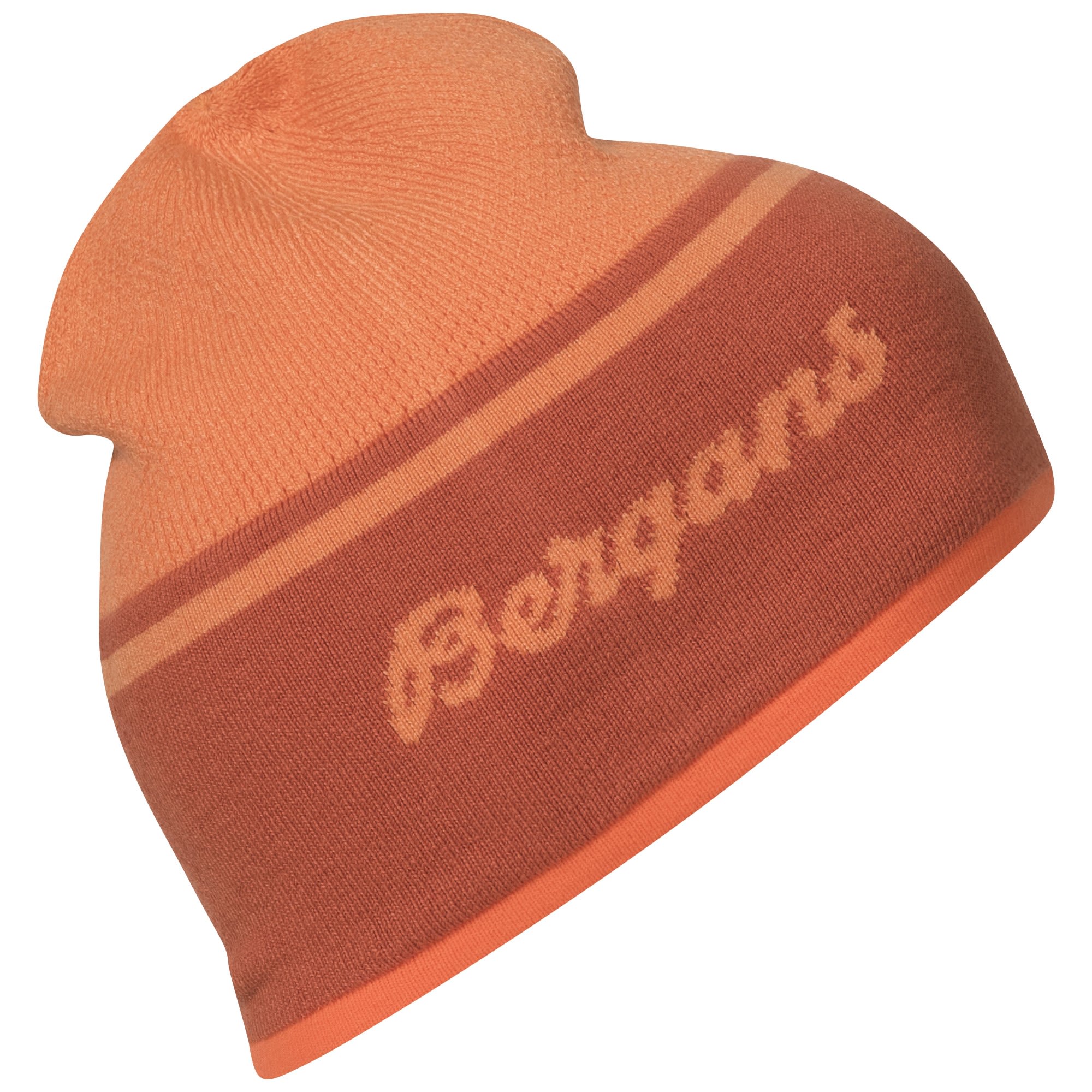 Bergans Active Beanie Orange- Merino Kopfbedeckungen- Grsse One Size - Farbe Cantaloupe - Brick
