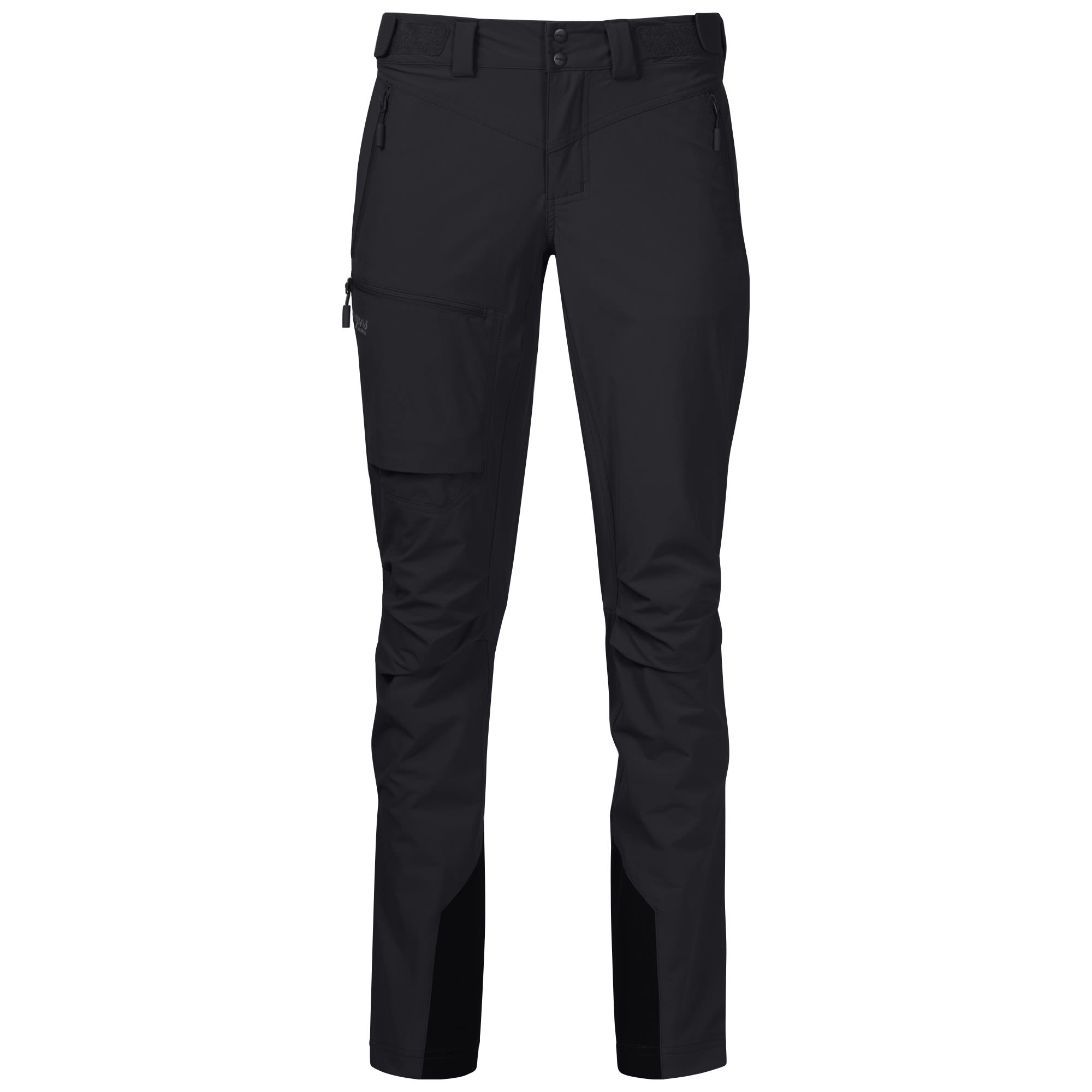 Bergans Breheimen Softshell Pants Schwarz- Female Softshellhosen- Grsse XS - Short - Farbe Black - Solid Charcoal