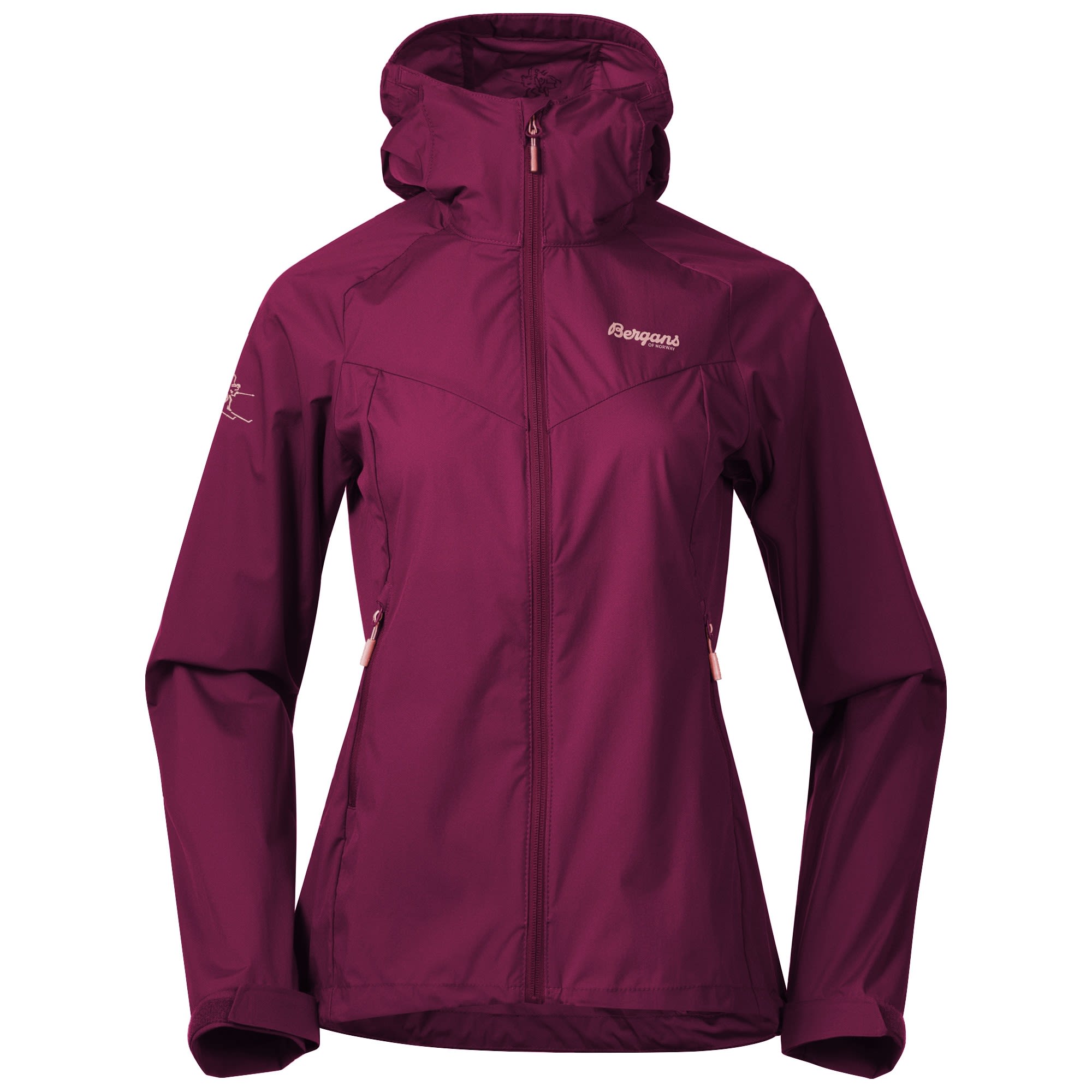 Bergans Microlight Jacket Rot- Female Anoraks- Grsse S - Farbe Beet Red