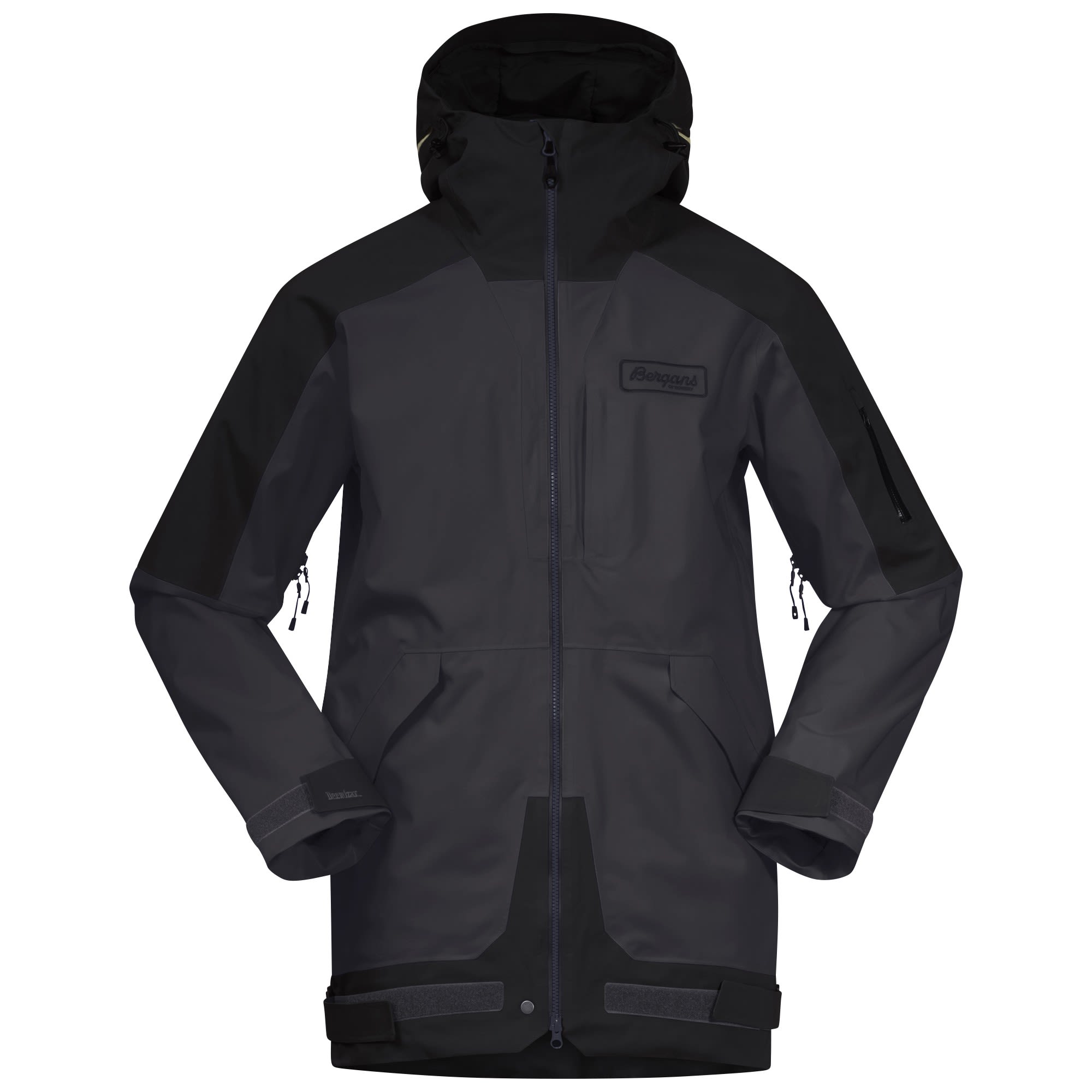 Bergans Myrkdalen V2 Insulated Jacket Colorblock - Grau- Male Dermizax- Regenjacken und Hardshells- Grsse S - Farbe Solid Charcoal - Black - Be Seen
