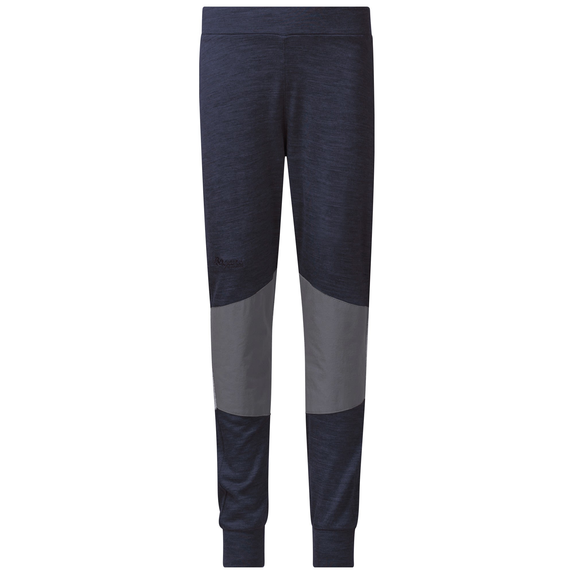 Bergans Myske Wool Kids Pants Blau- Merino Unterteile- Grsse 86 - Farbe Navy Melange - Solid Dark Grey