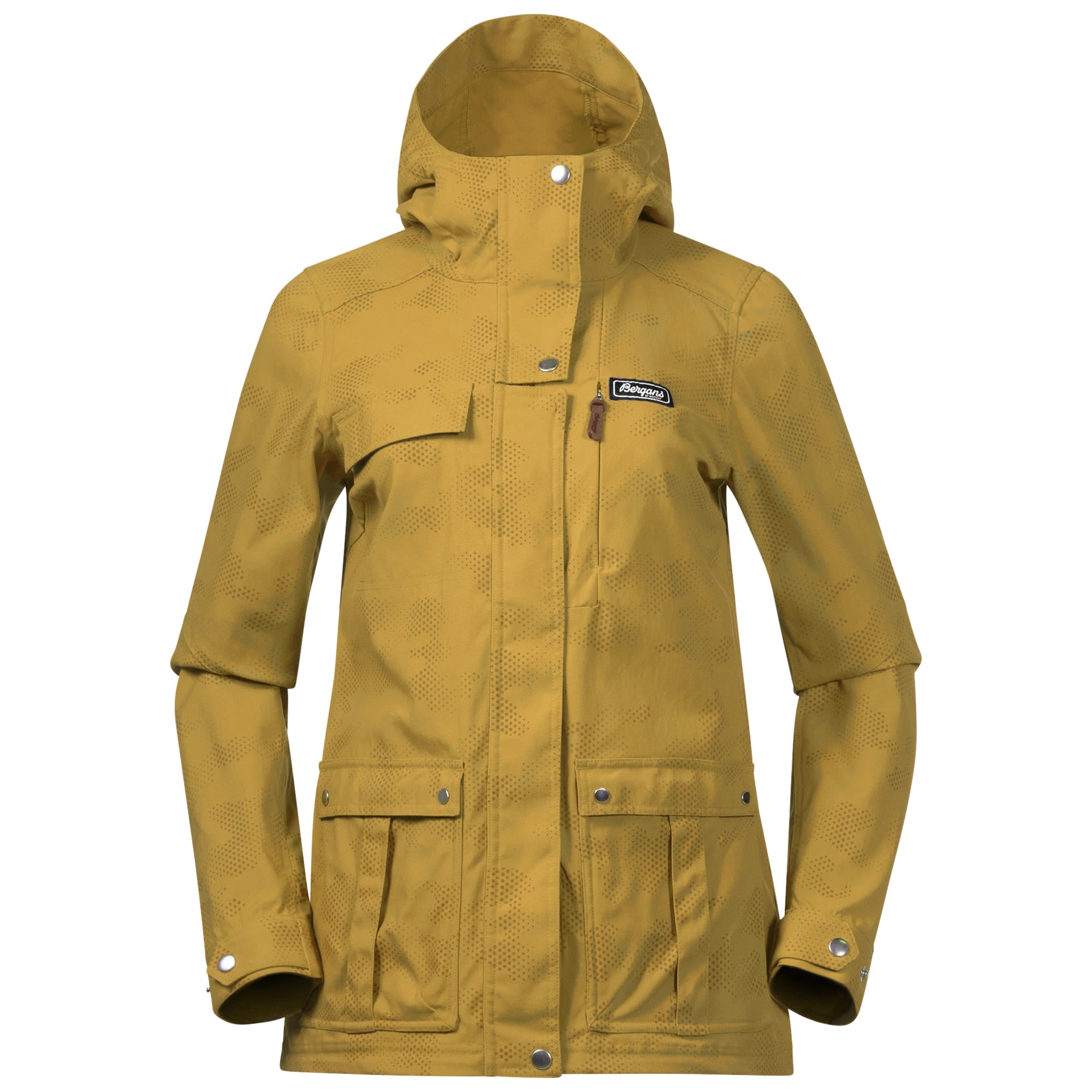 Bergans Nordmarka Jacket Gelb- Female Ponchos und Capes- Grsse XS - Farbe Mustard Yellow Camo