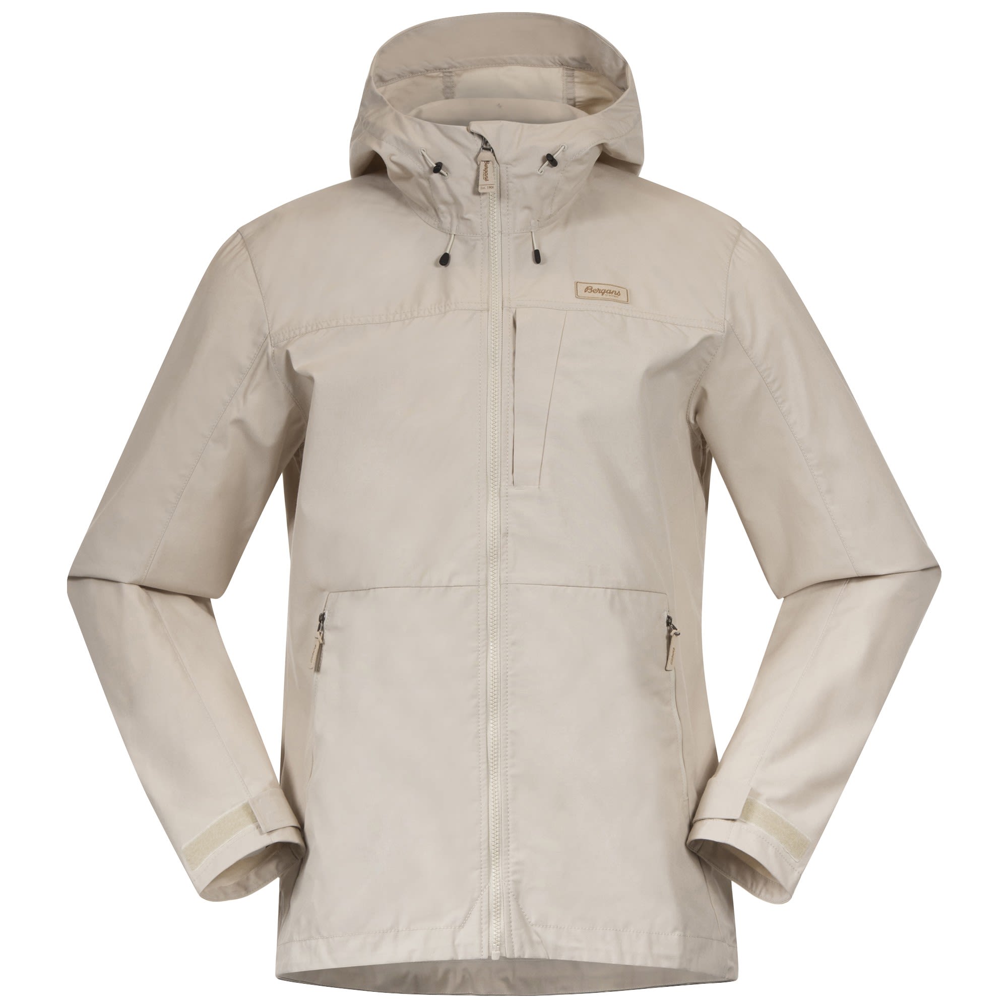 Bergans Nordmarka Leaf Light Wind Jacket Grau- Male Jacken- Grsse S - Farbe Chalk Sand
