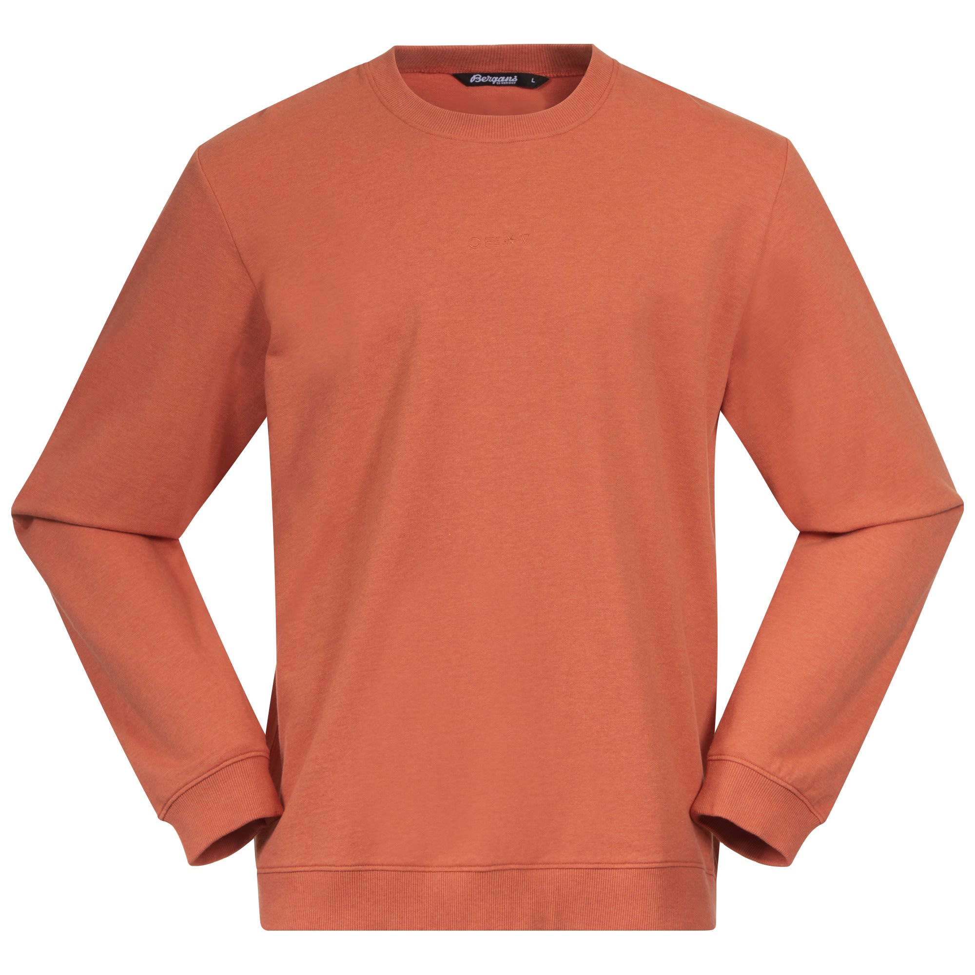 Bergans Oslo Urban Comfy Sweater Orange- Freizeitpullover- Grsse XXS - Farbe Brick