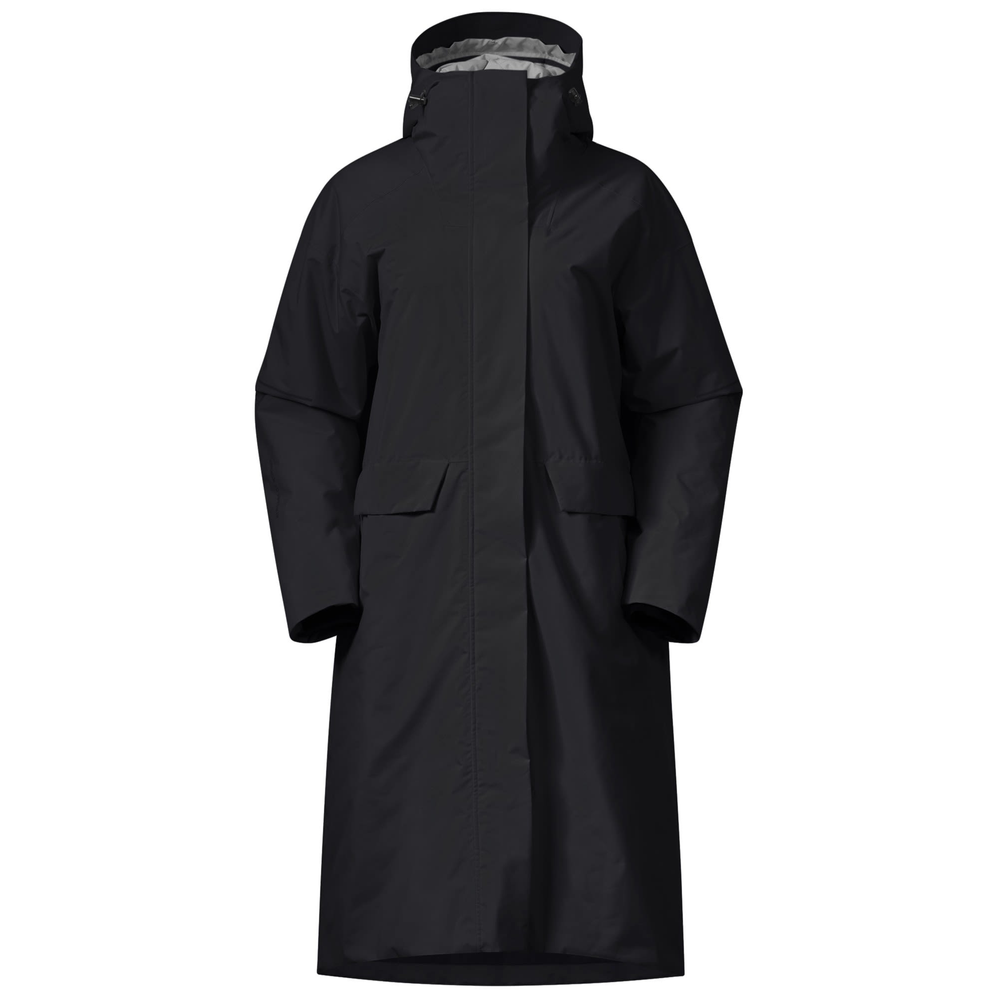 Bergans Oslo Urban Insulated Parka Schwarz- Female PrimaLoft(R) Isolationsjacken- Grsse XS - Farbe Black