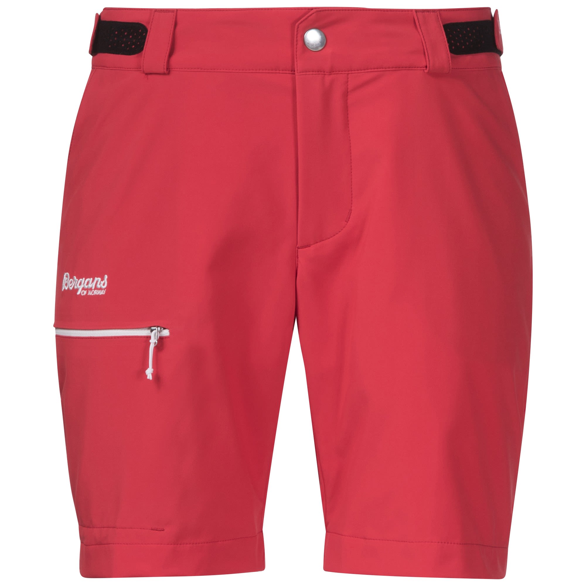 Bergans Slingsby LT Softshell Shorts Rot- Female Shorts- Grsse M - Farbe Strawberry - White