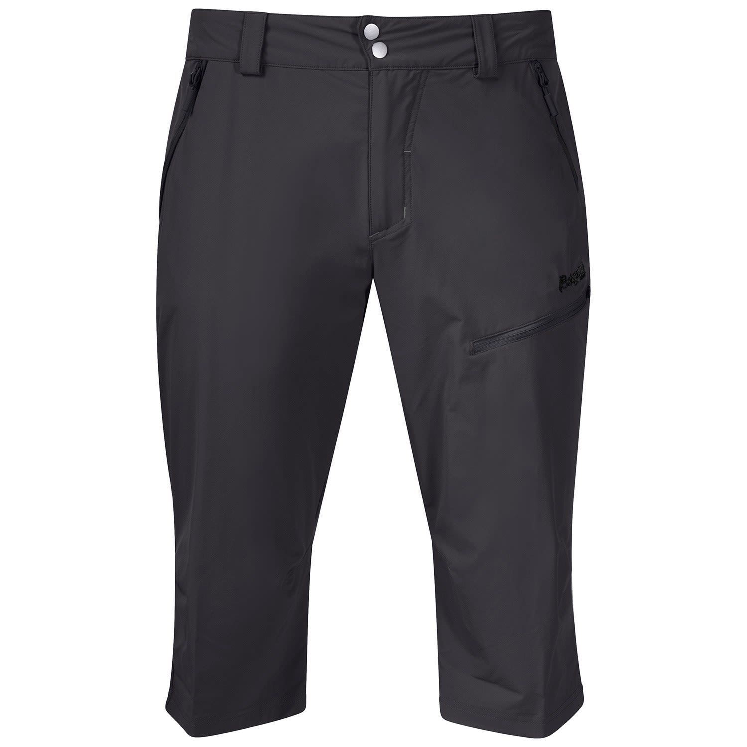Bergans Tyin Long Shorts Grau- Male Shorts- Grsse S - Farbe Solid Charcoal