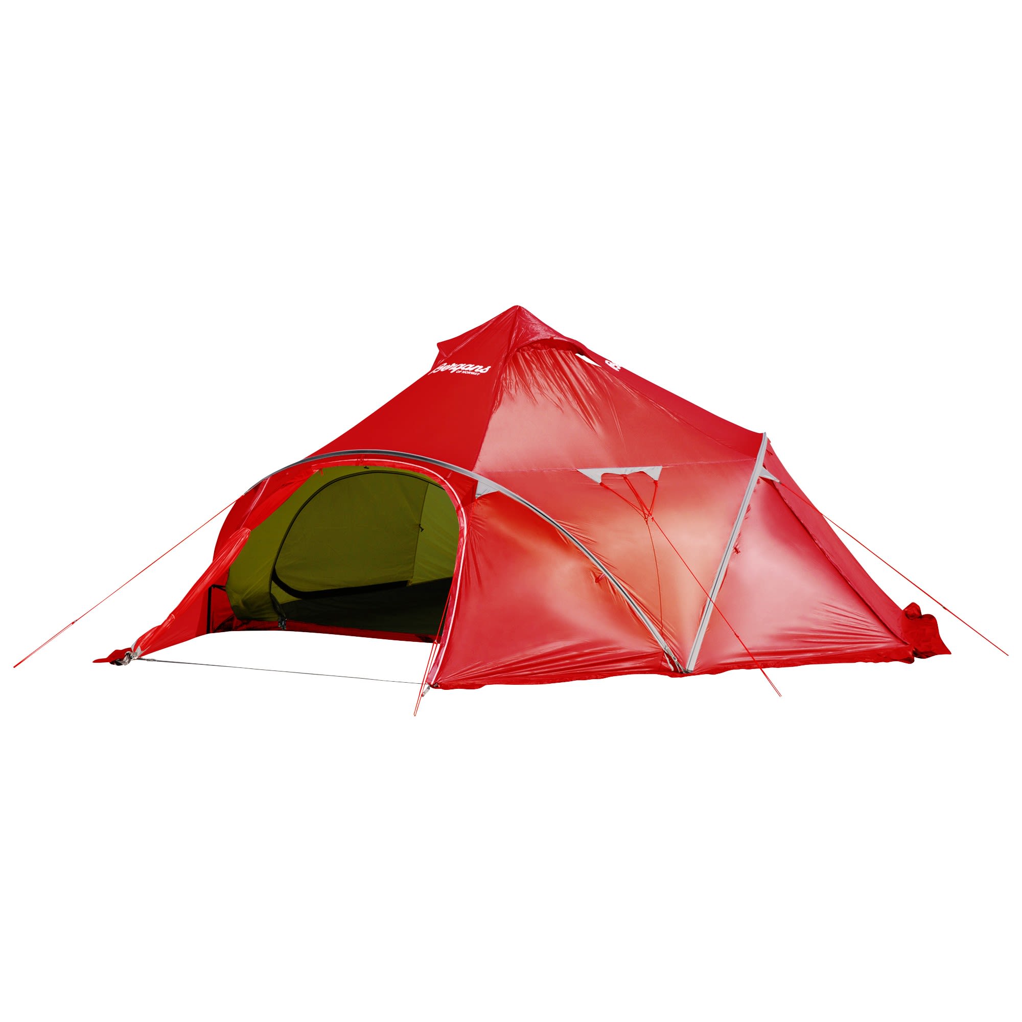 Bergans Wiglo LT V-2 6-Persons Tent Rot- Tipi-Zelte- Grsse 6 Personen - Farbe Red
