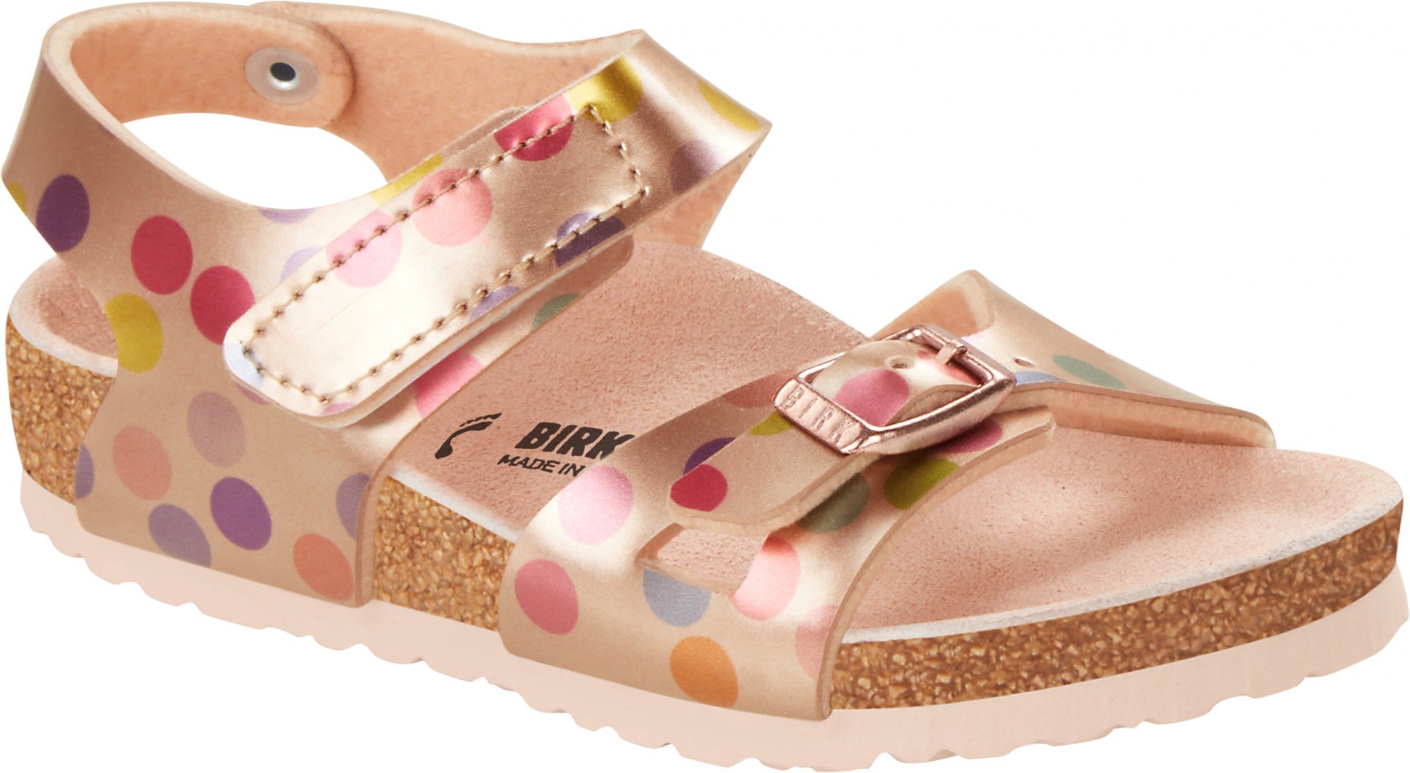 Birkenstock Kids Colorado BF Normal Pink- Sandalen- Grsse EU 30 - Farbe Electric Metallic Dots Copper