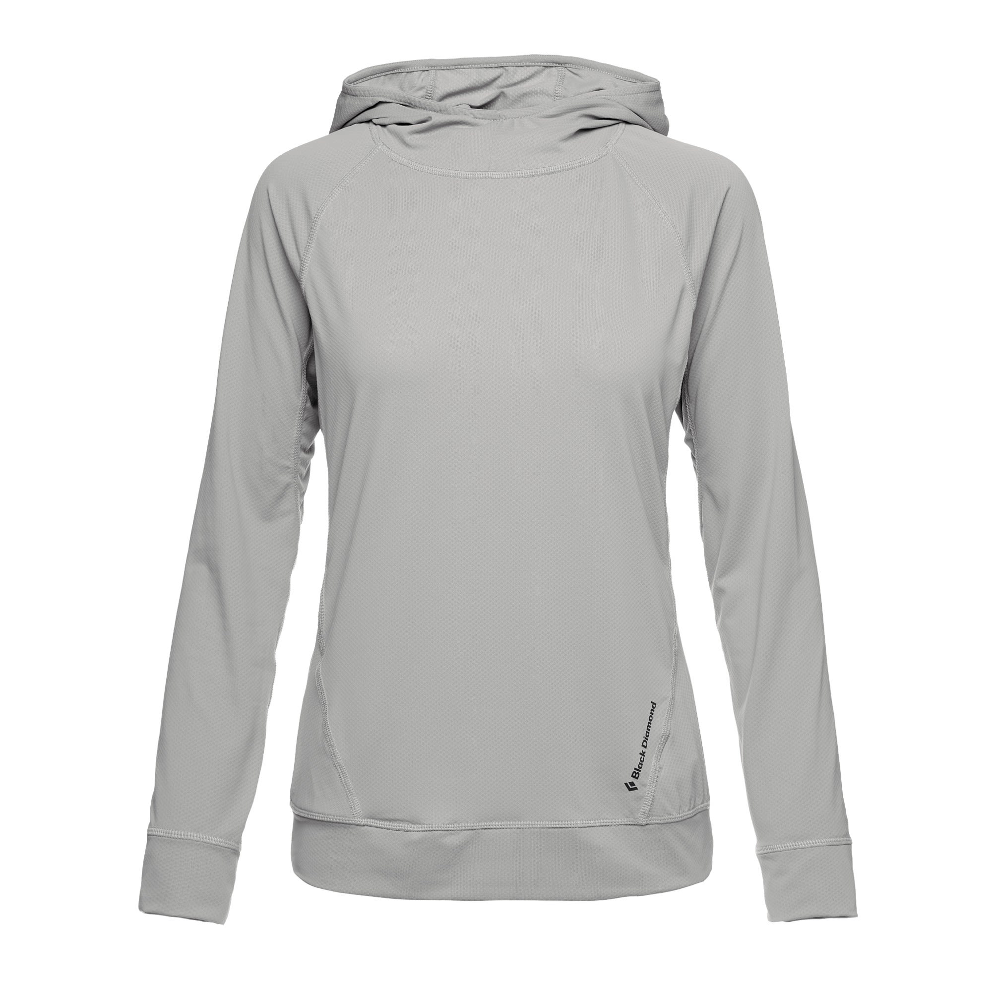 Black Diamond Alpenglow Hoody Grau- Female Sweaters und Hoodies- Grsse XS - Farbe Pewter
