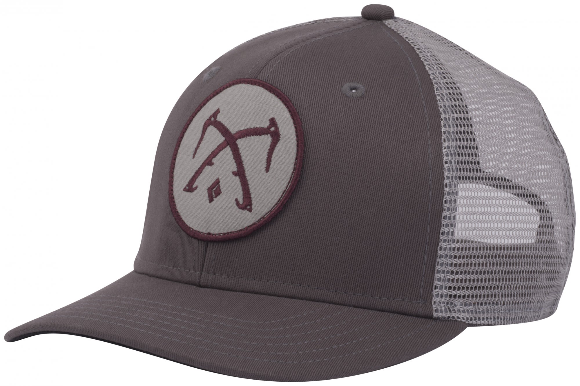 Black Diamond BD Trucker Hat Grau- Male Kopfbedeckungen- Grsse One Size - Farbe Slate - Nickel