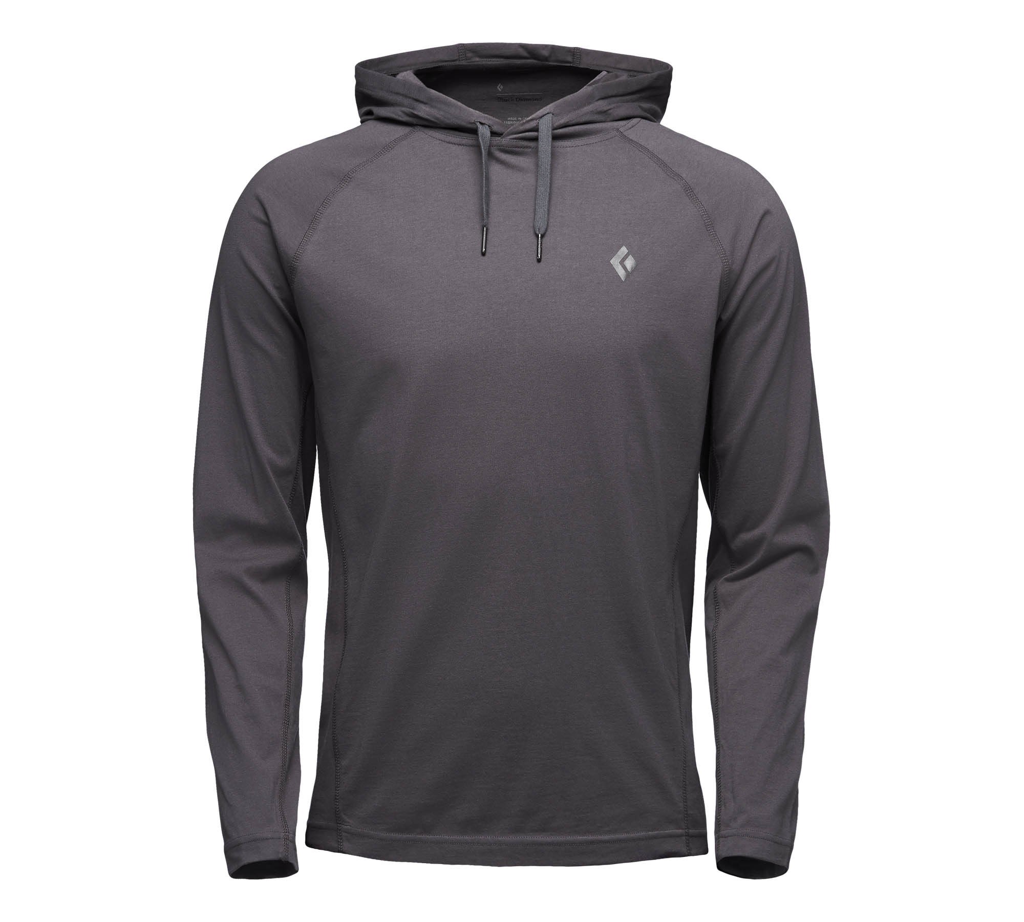Black Diamond Crag Hoody Grau- Male Sweaters und Hoodies- Grsse S - Farbe Carbon